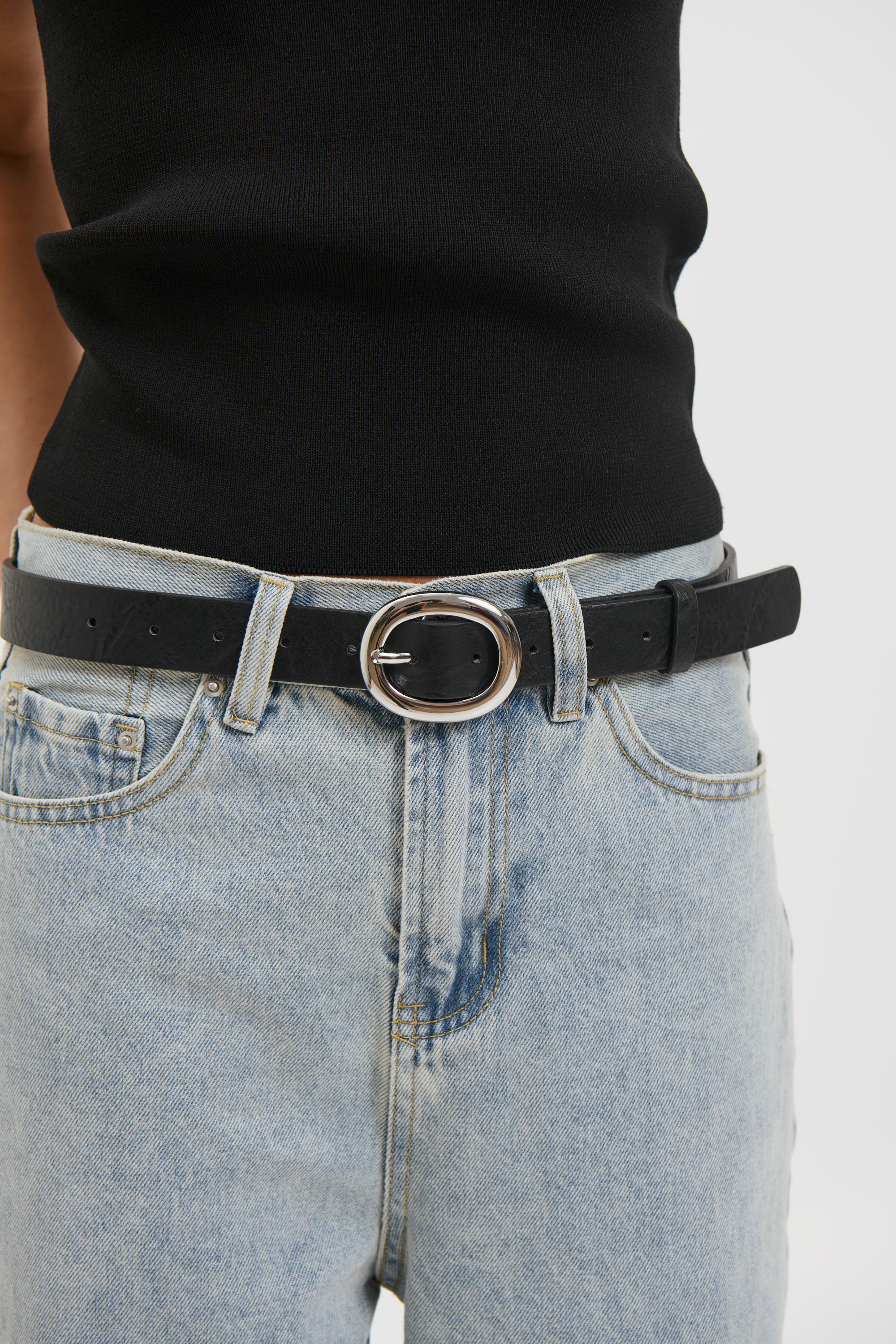 Molly Belt Black/Silver