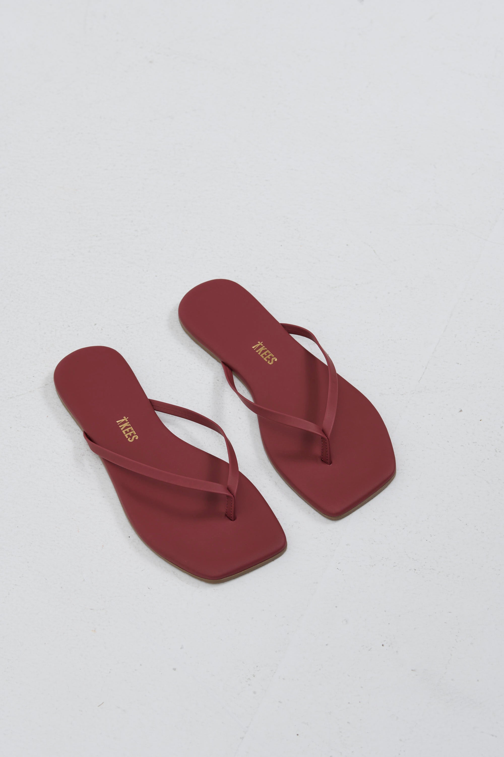 Square Toe Lily Burgundy