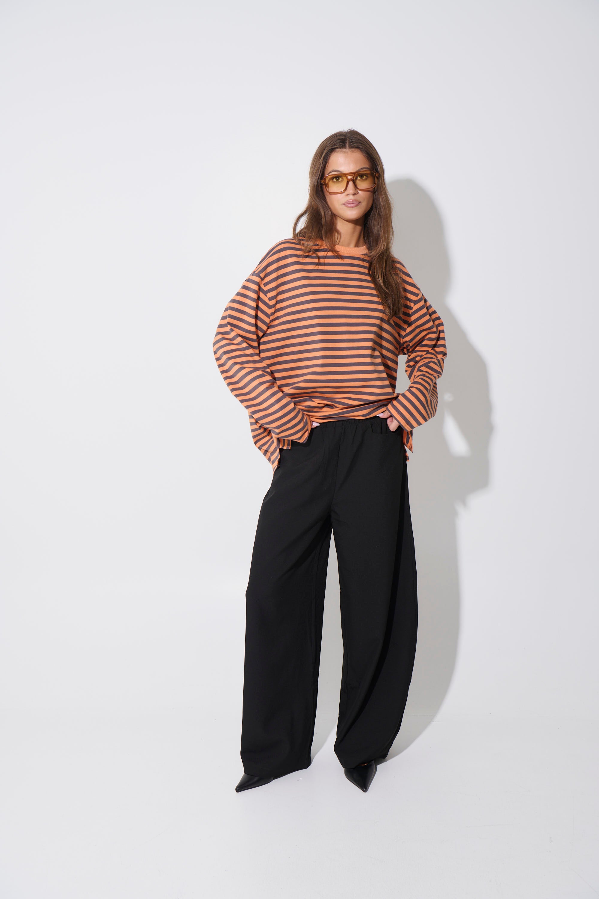 Asher Long Sleeve Tangerine