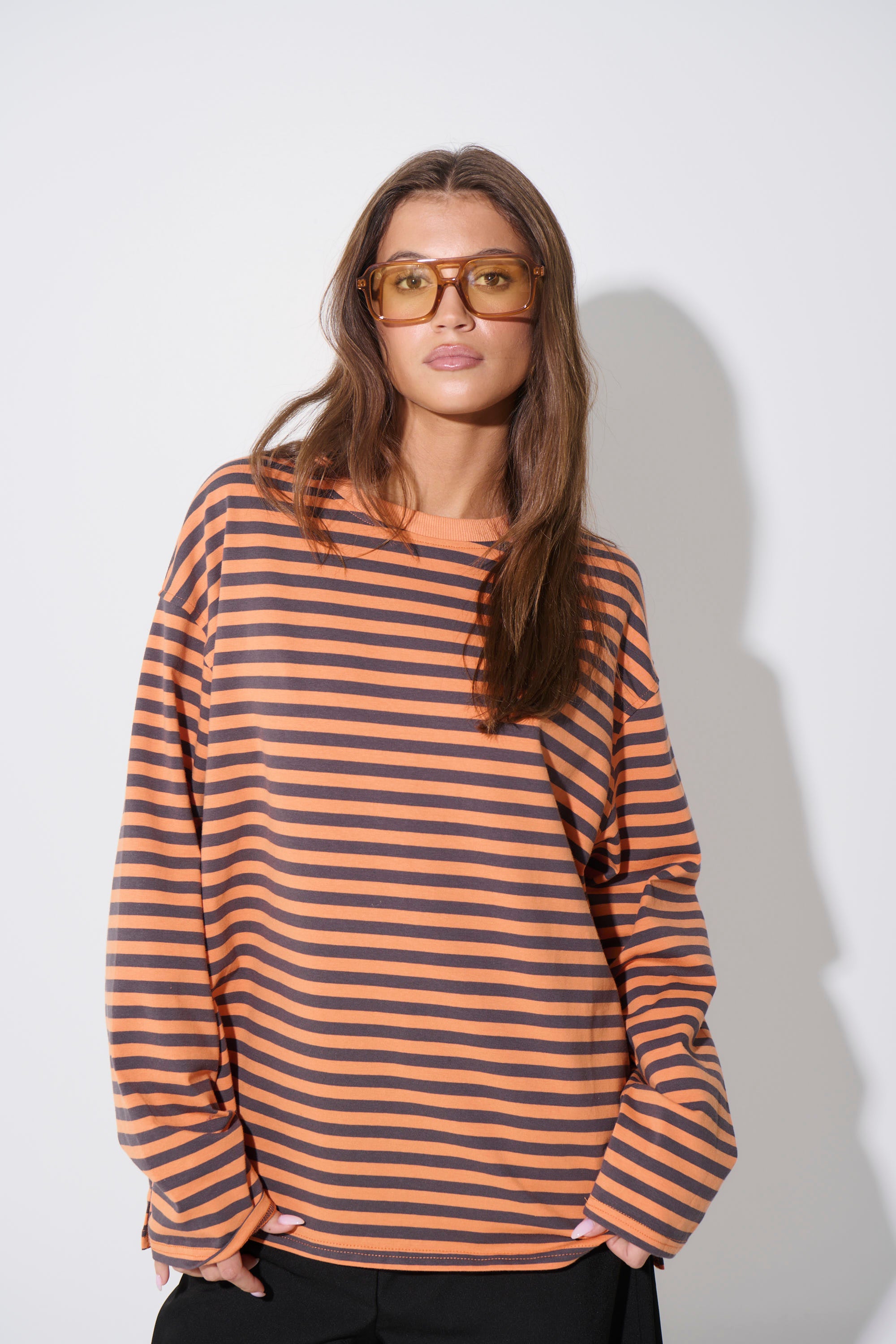 Asher Long Sleeve Tangerine