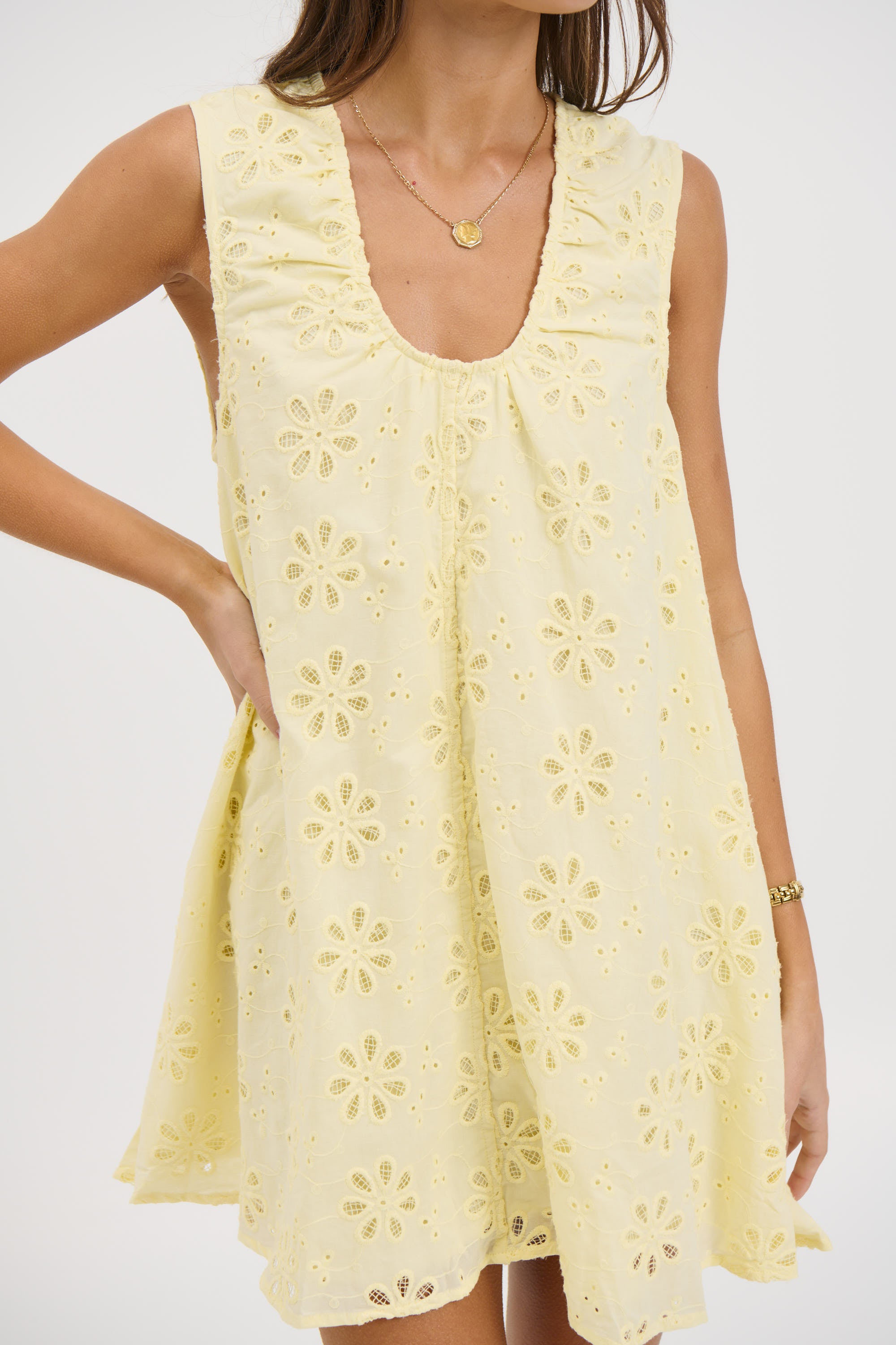Samira Mini Dress Lemon