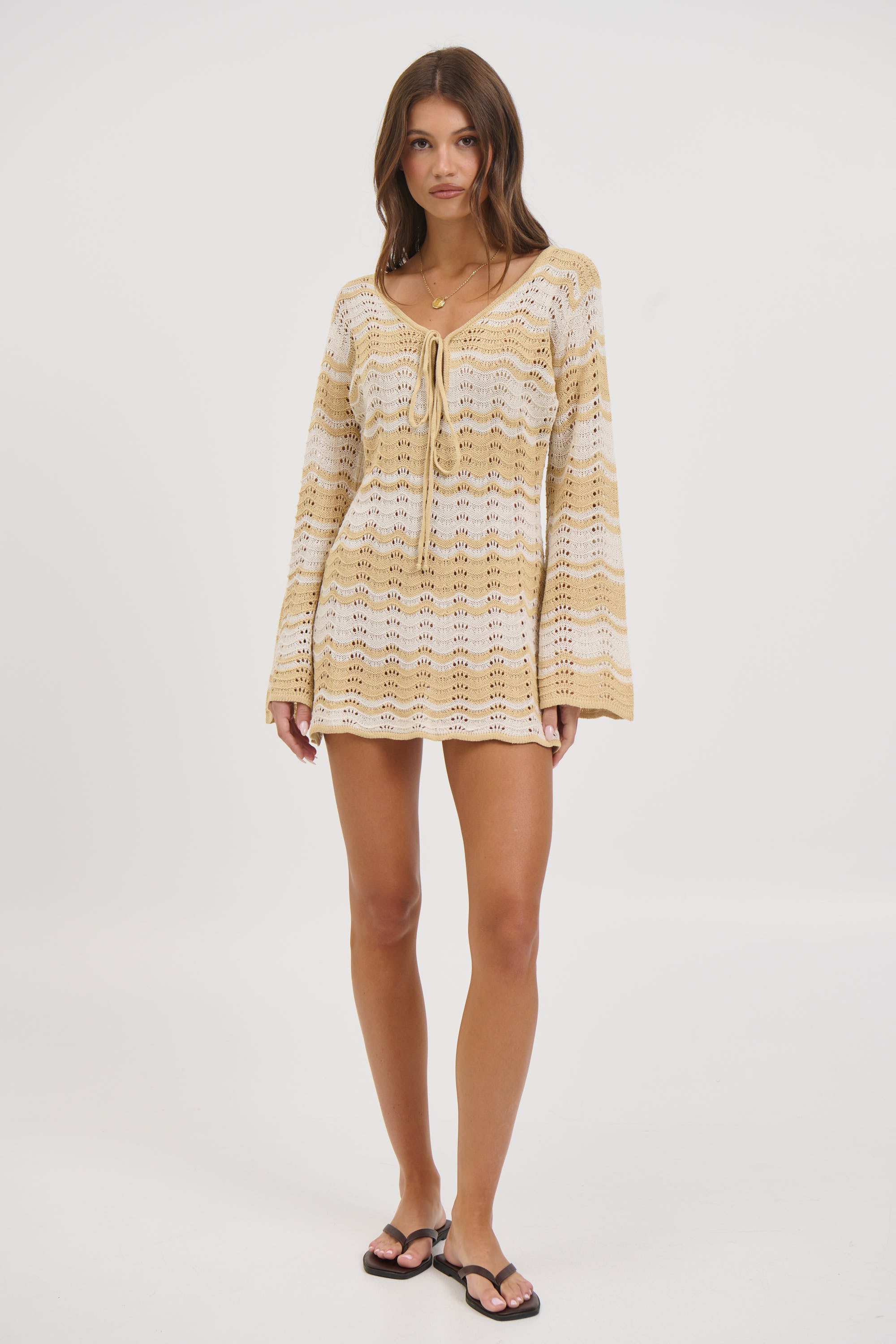 Aria Mini Dress Sand