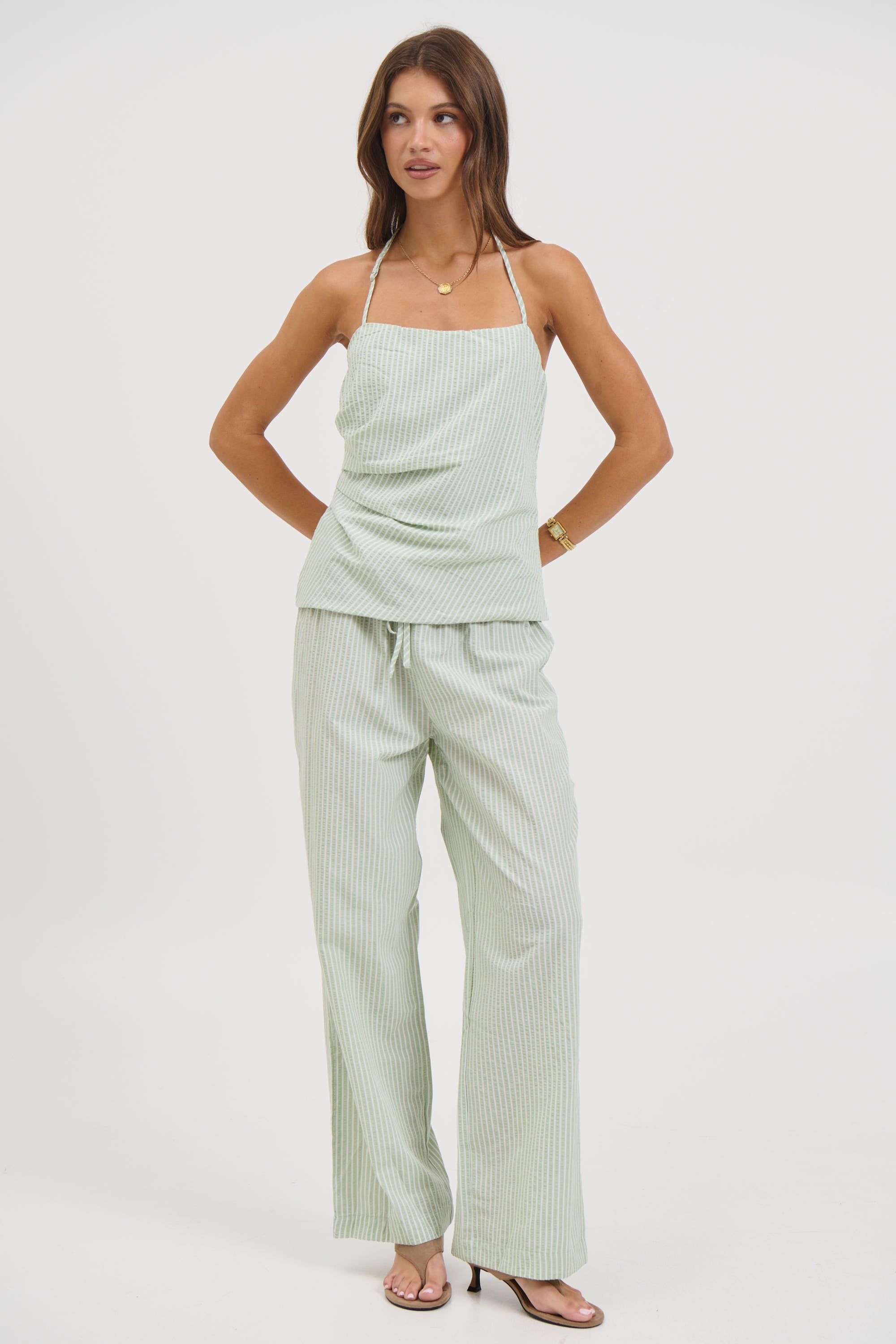 Iris Top Matcha
