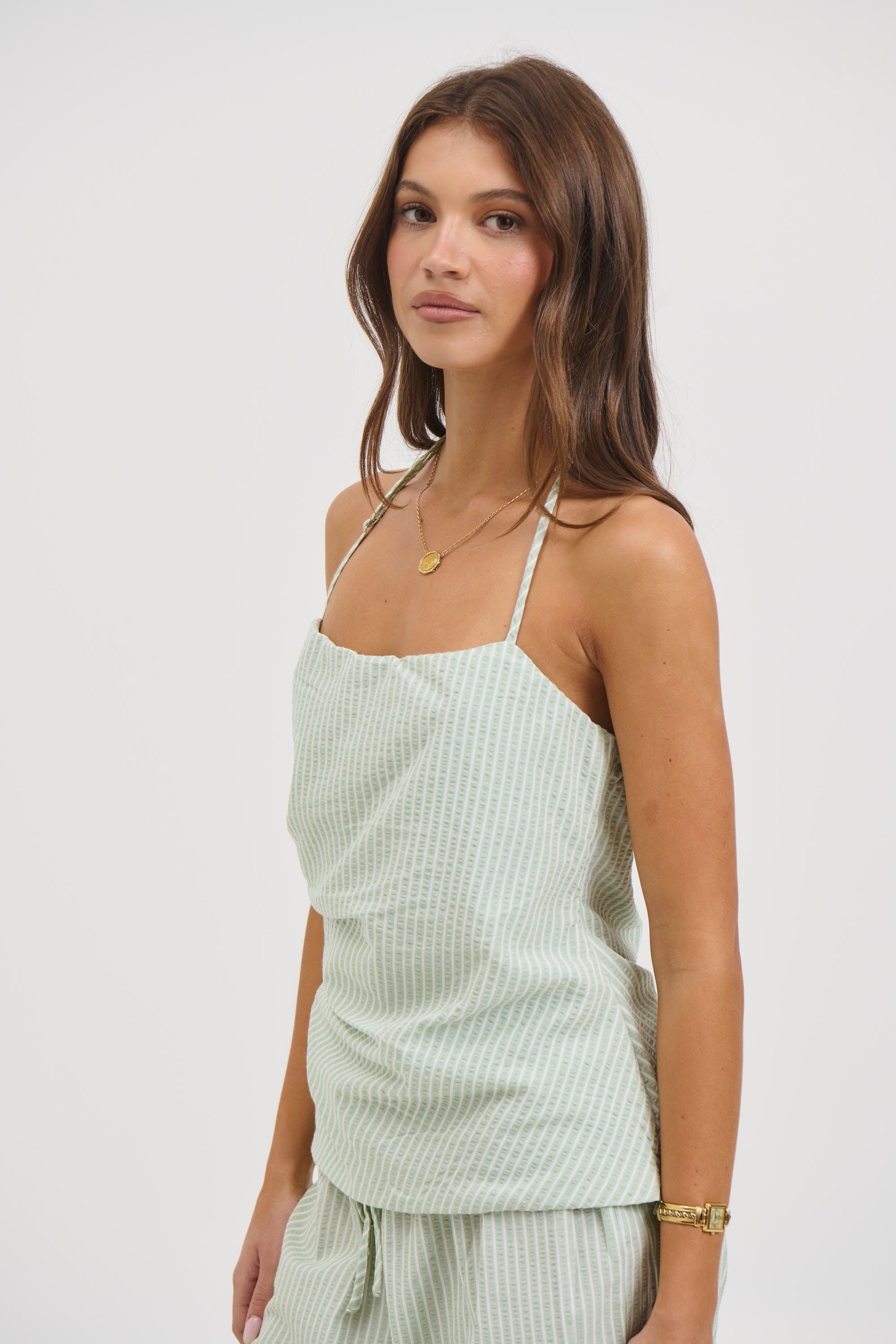 Iris Top Matcha