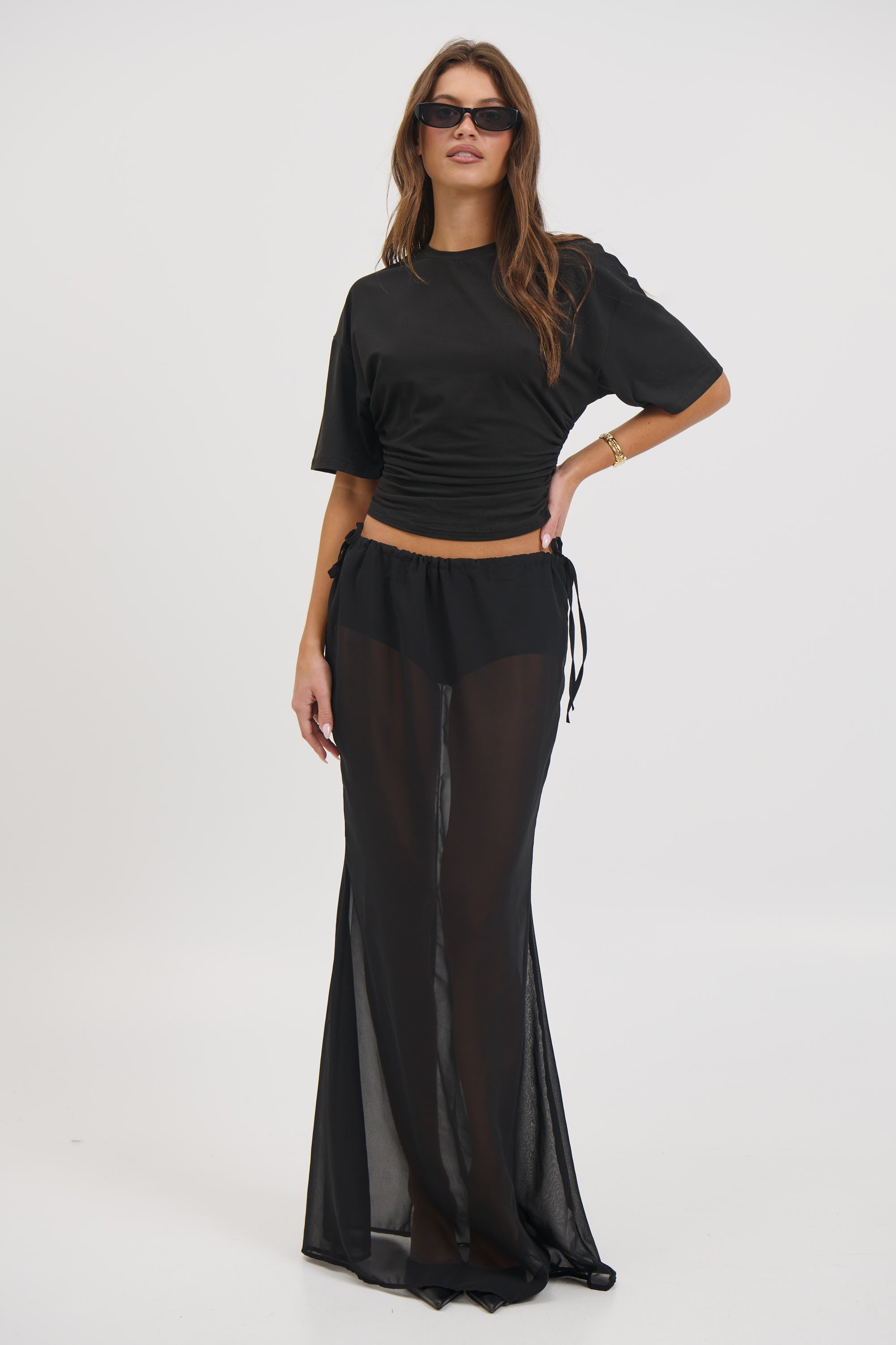 Arianne Maxi Skirt Ink