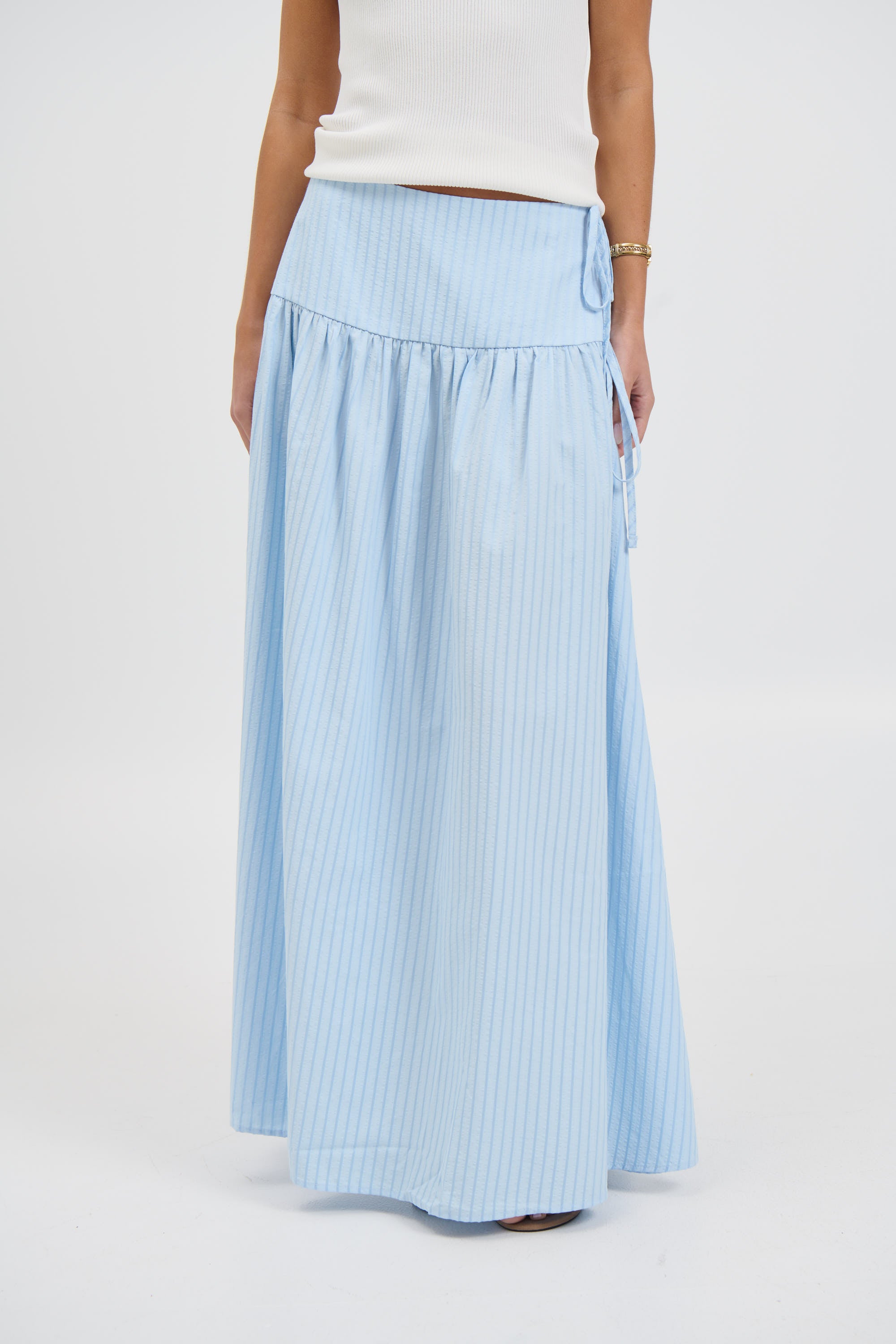 Minnie Maxi Skirt Sky