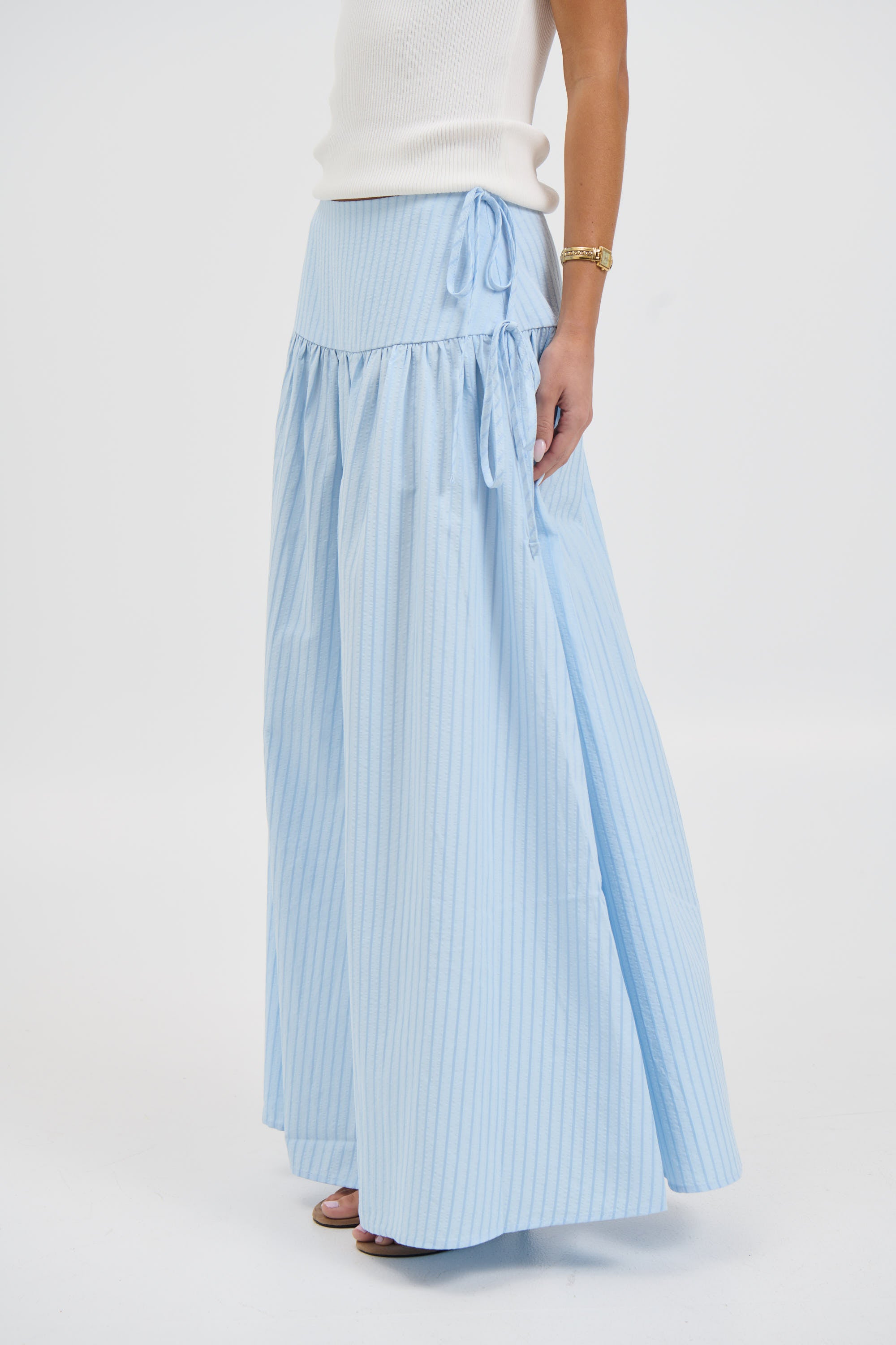 Minnie Maxi Skirt Sky
