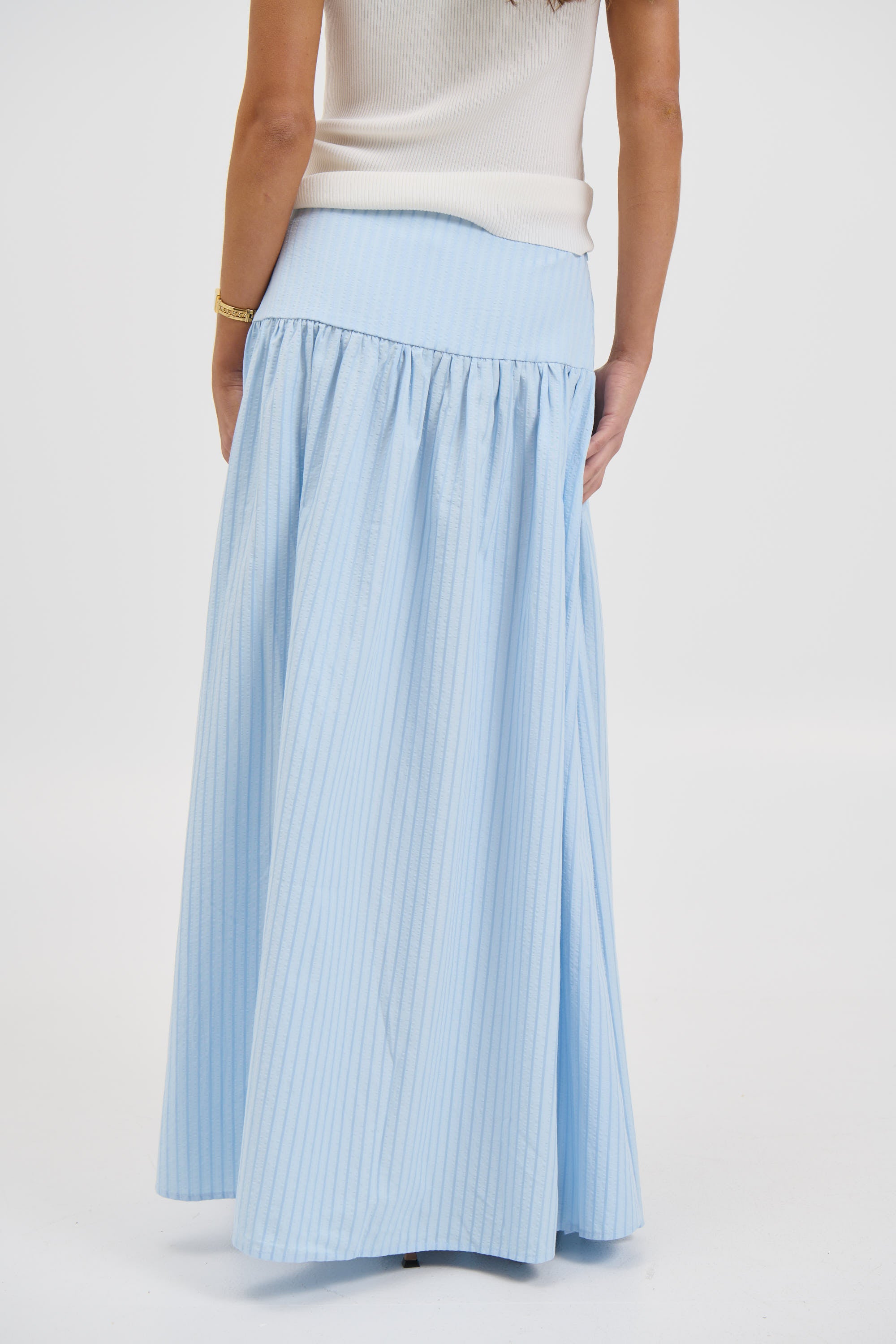 Minnie Maxi Skirt Sky
