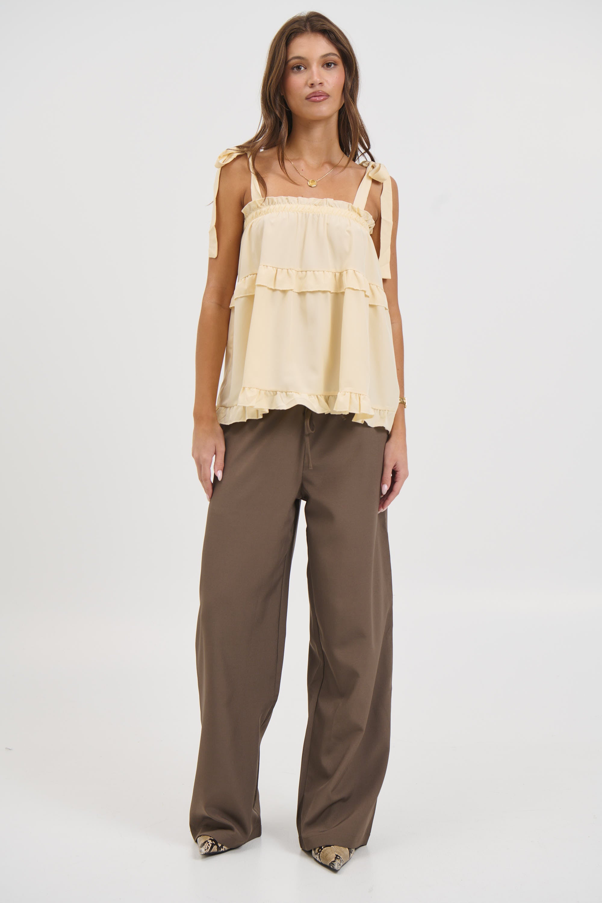 Hailey Top Lemon