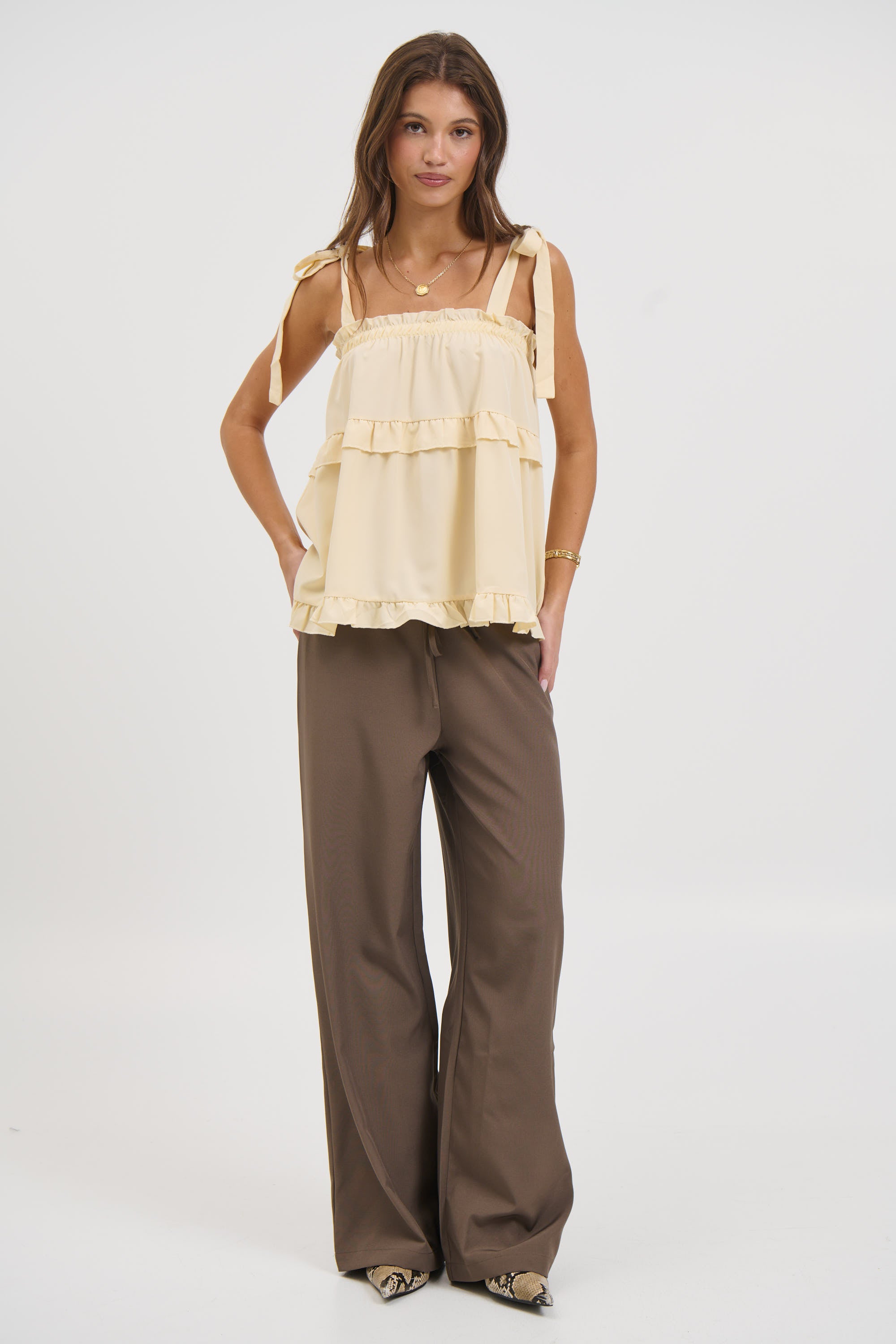 Hailey Top Lemon