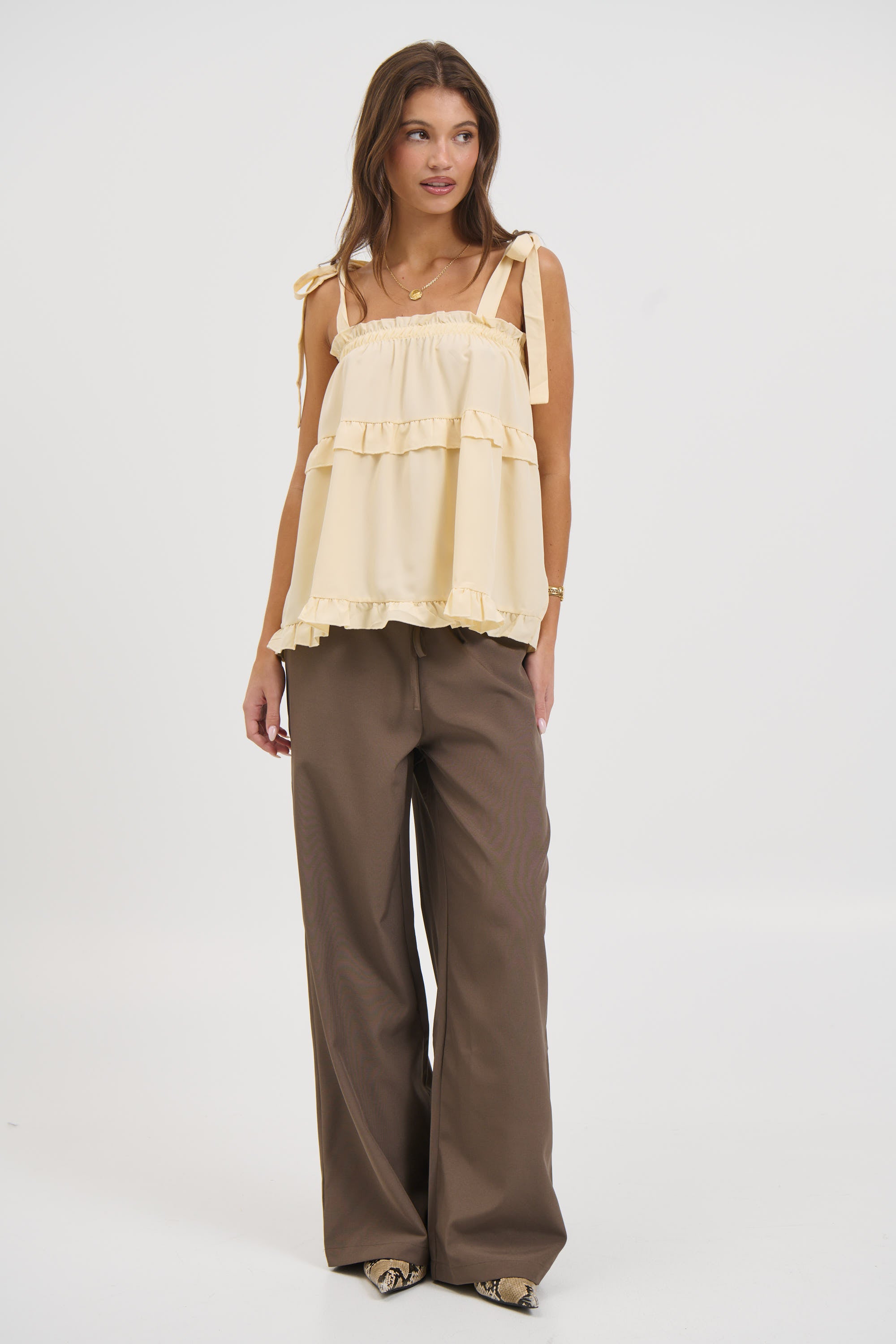 Hailey Top Lemon