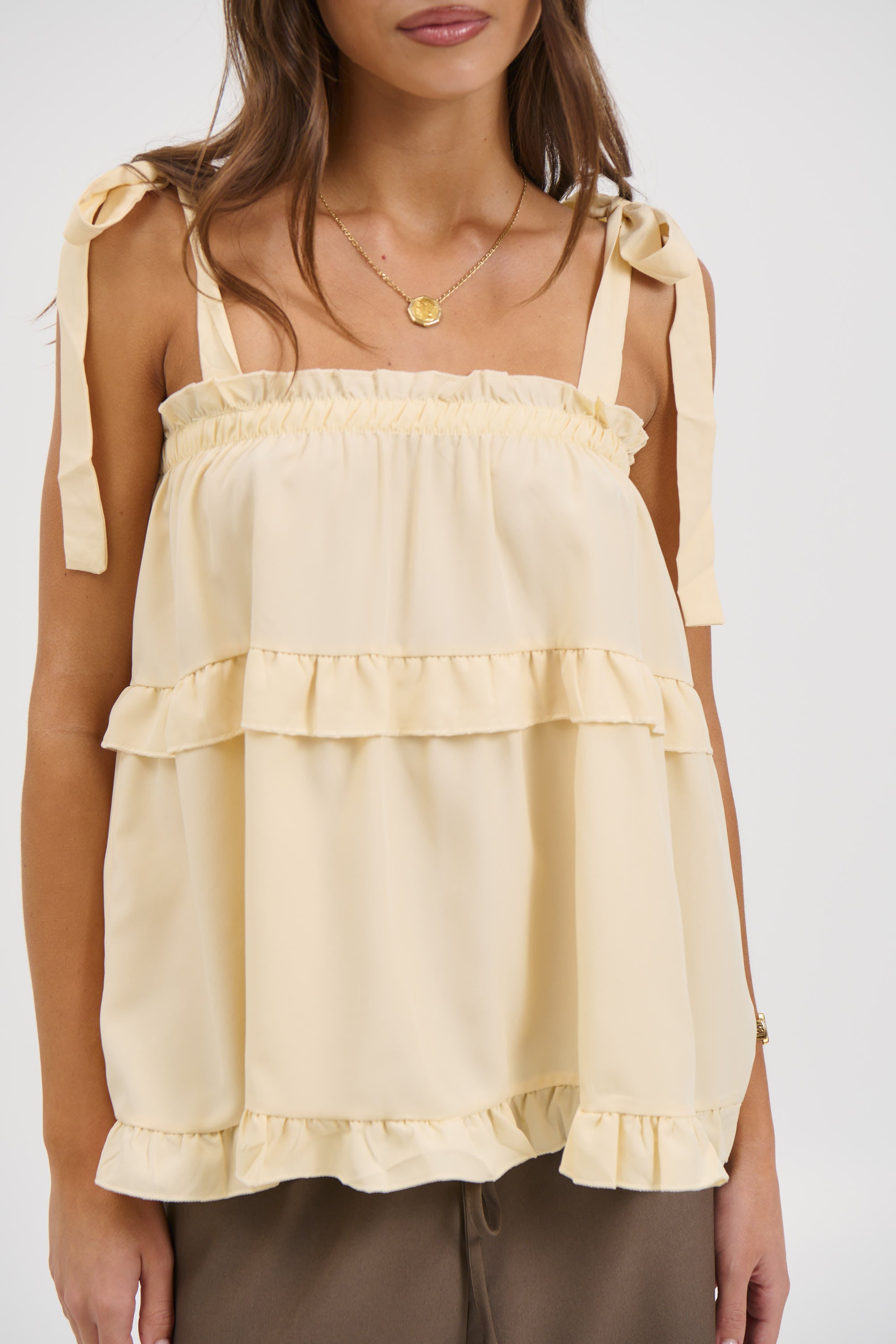 Hailey Top Lemon