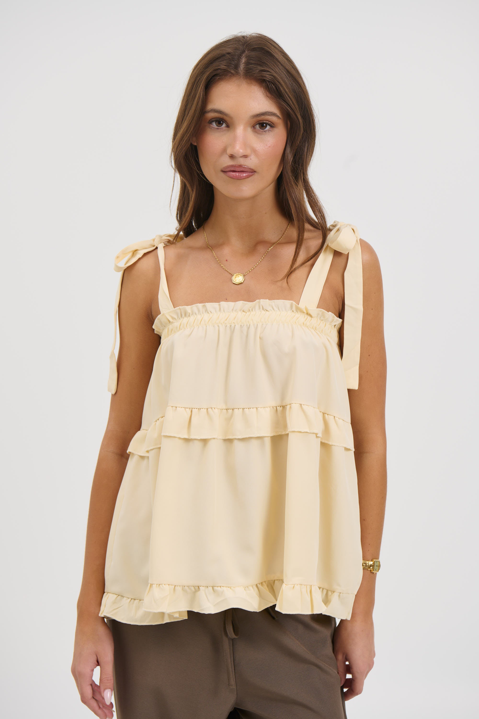Hailey Top Lemon