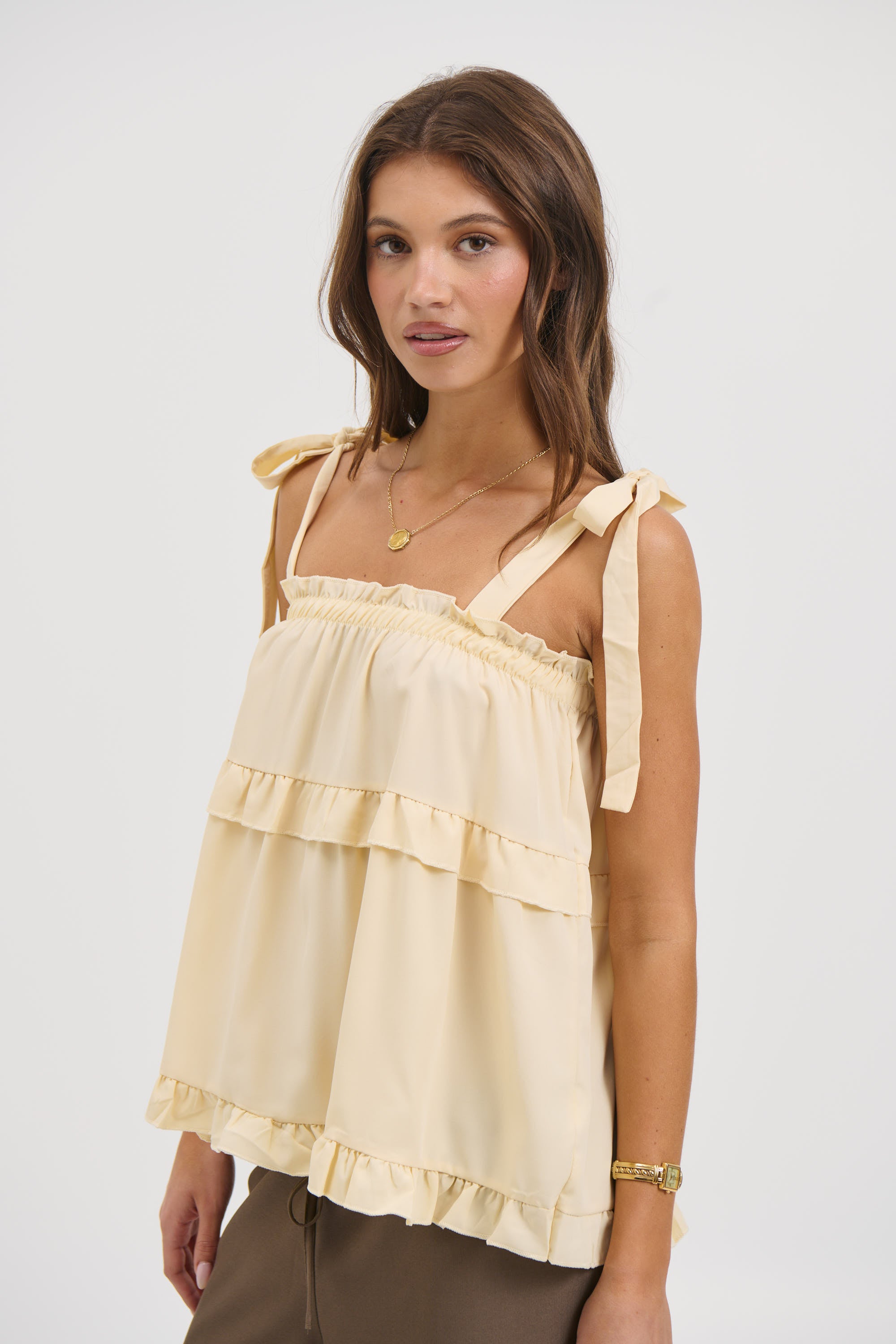 Hailey Top Lemon
