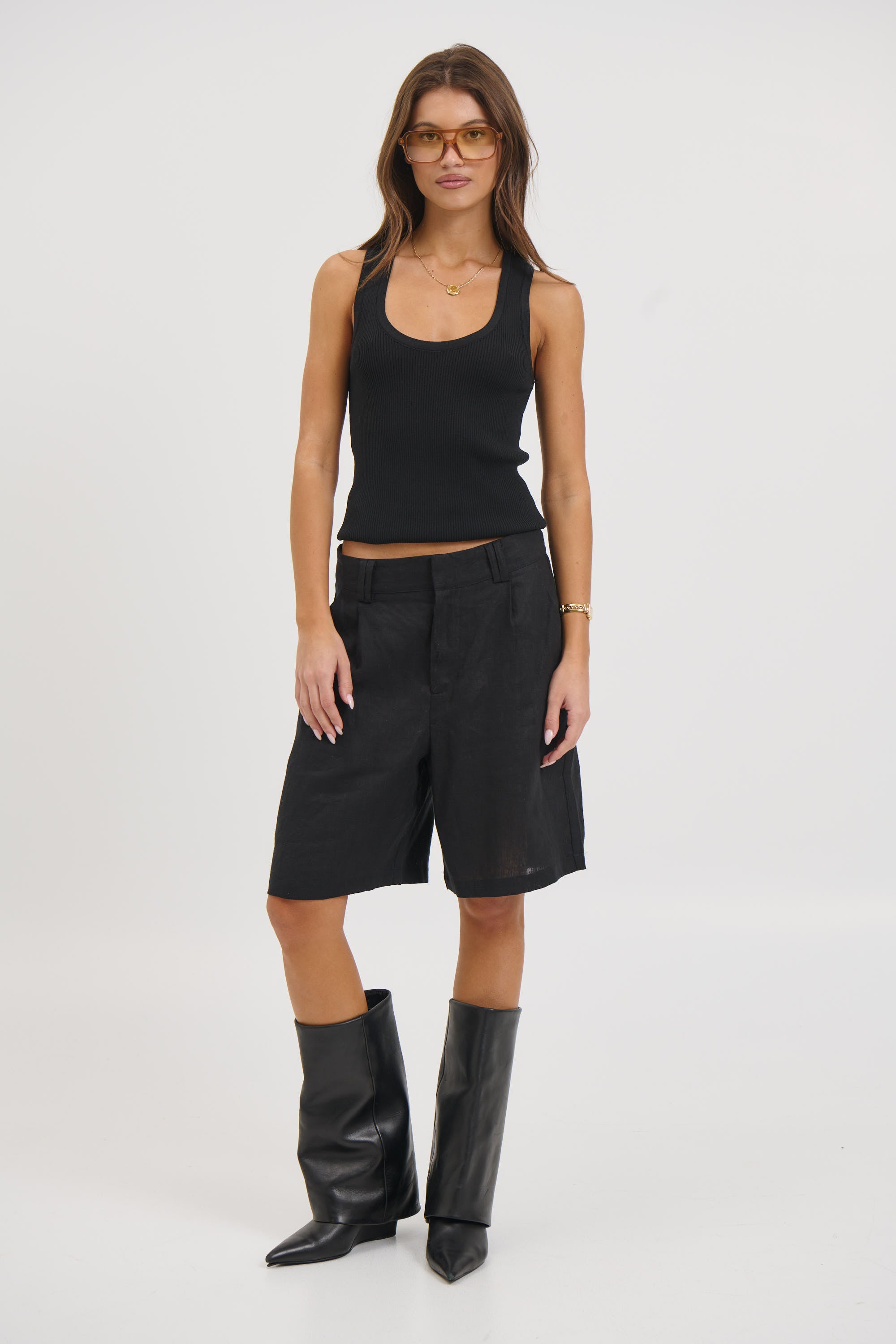 Robbie Tank Black