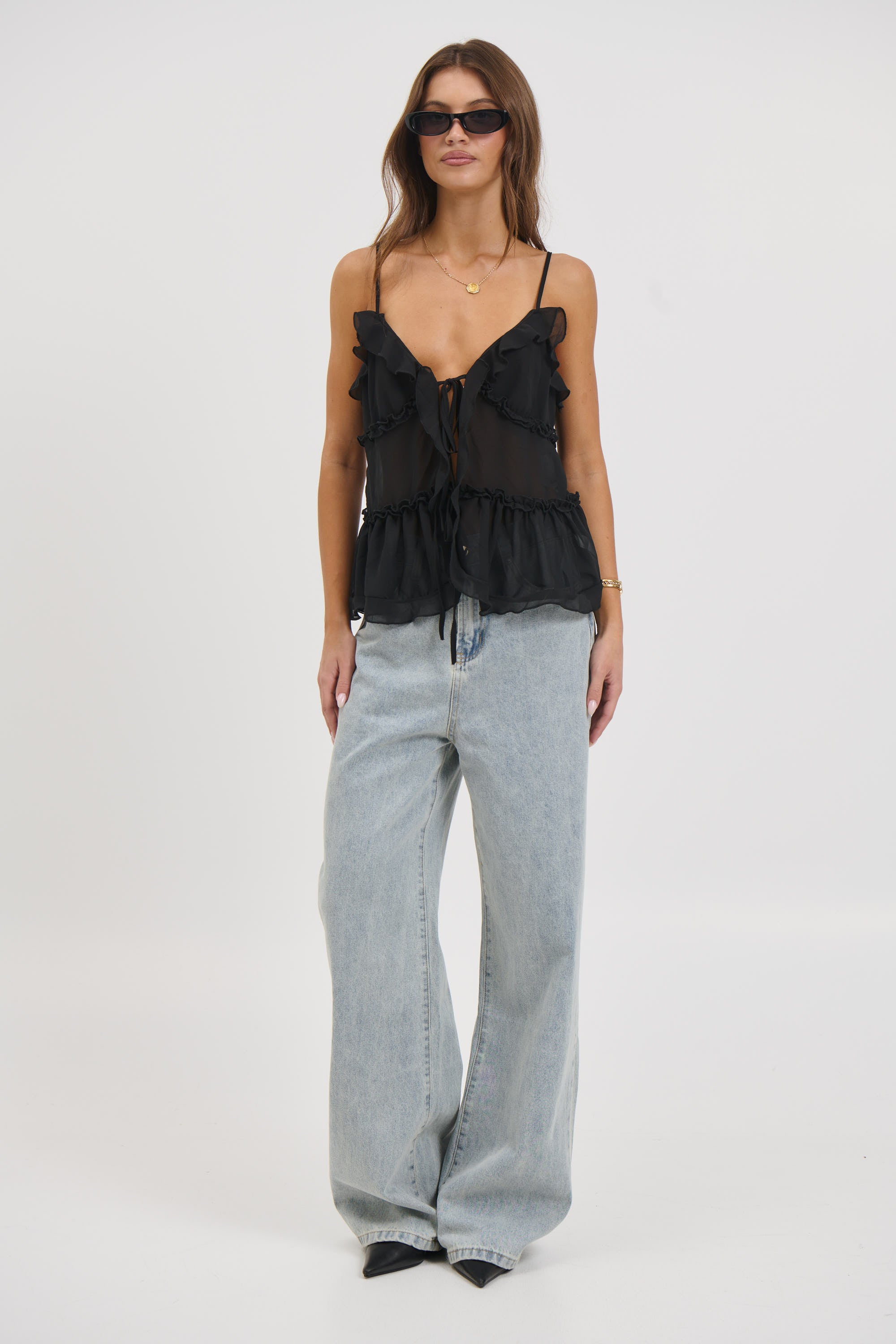 Capri Cami Black