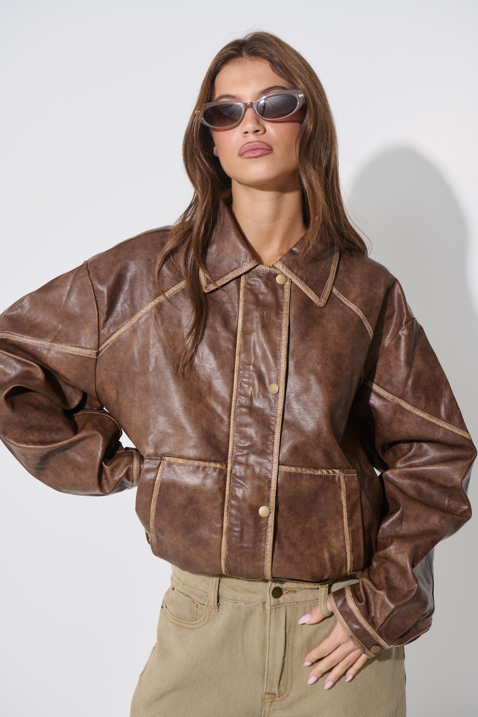 Jorja Bomber Jacket Mocha