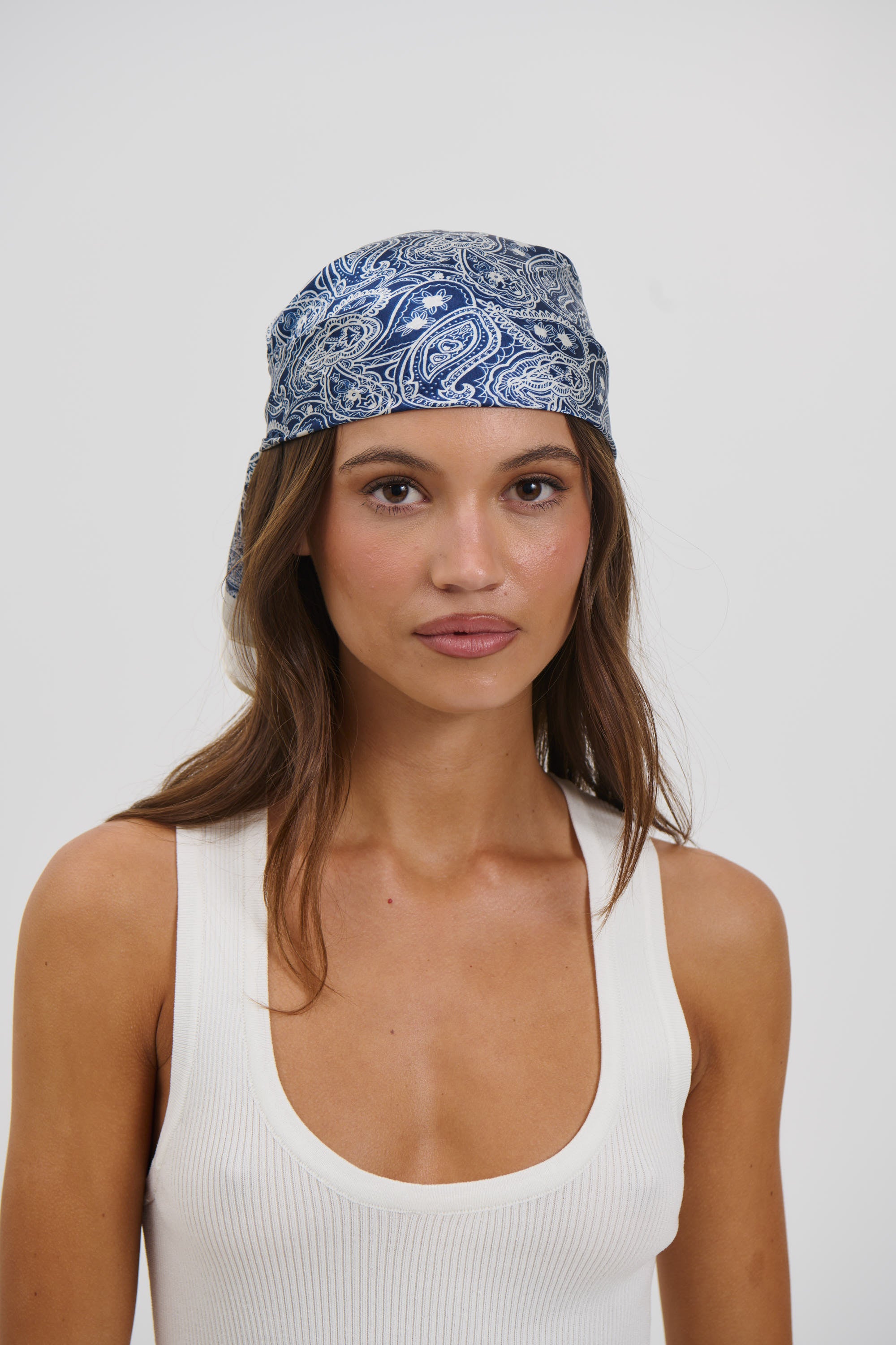 Indie Paisley Bandana Blue