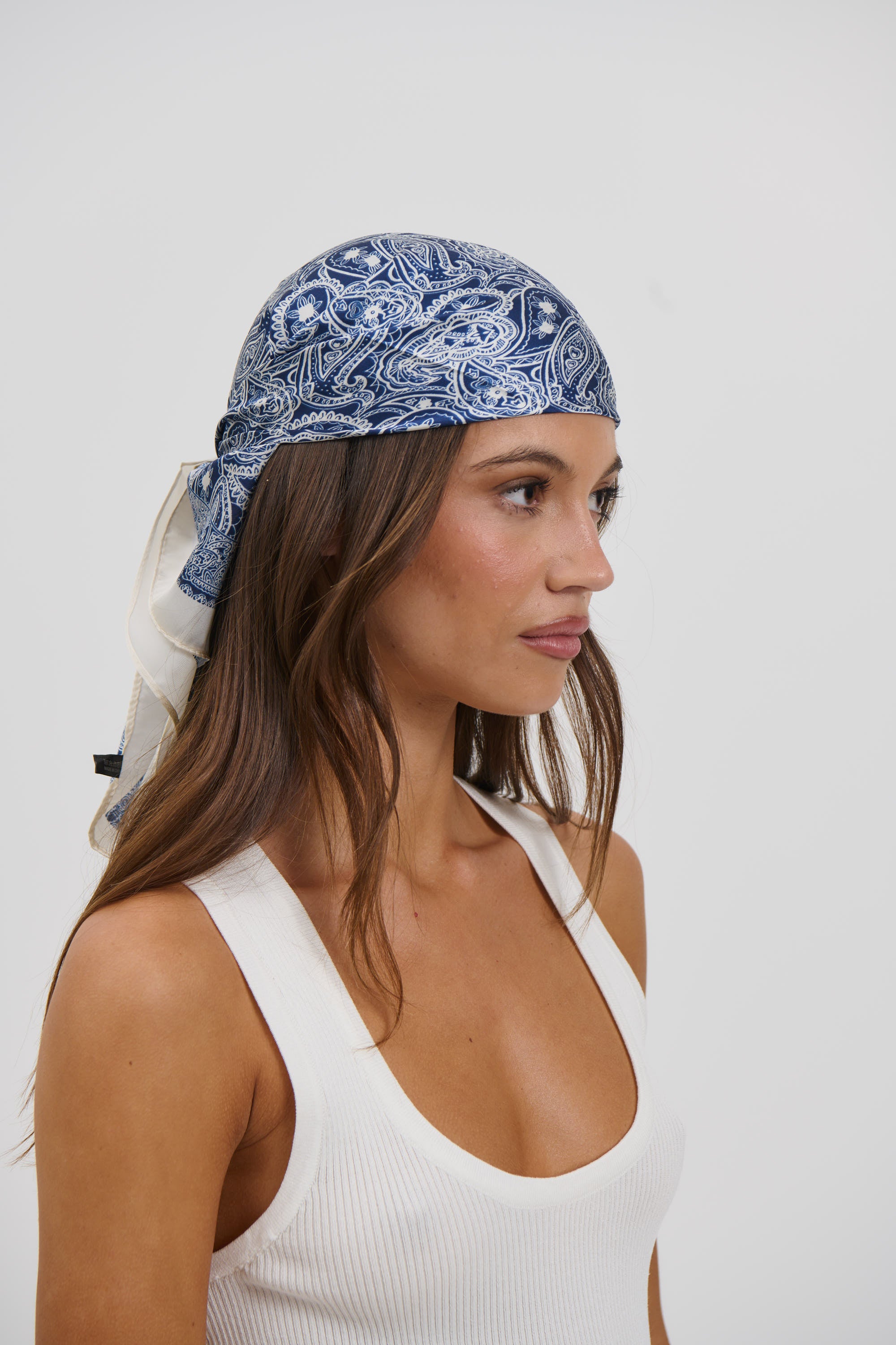 Indie Paisley Bandana Blue