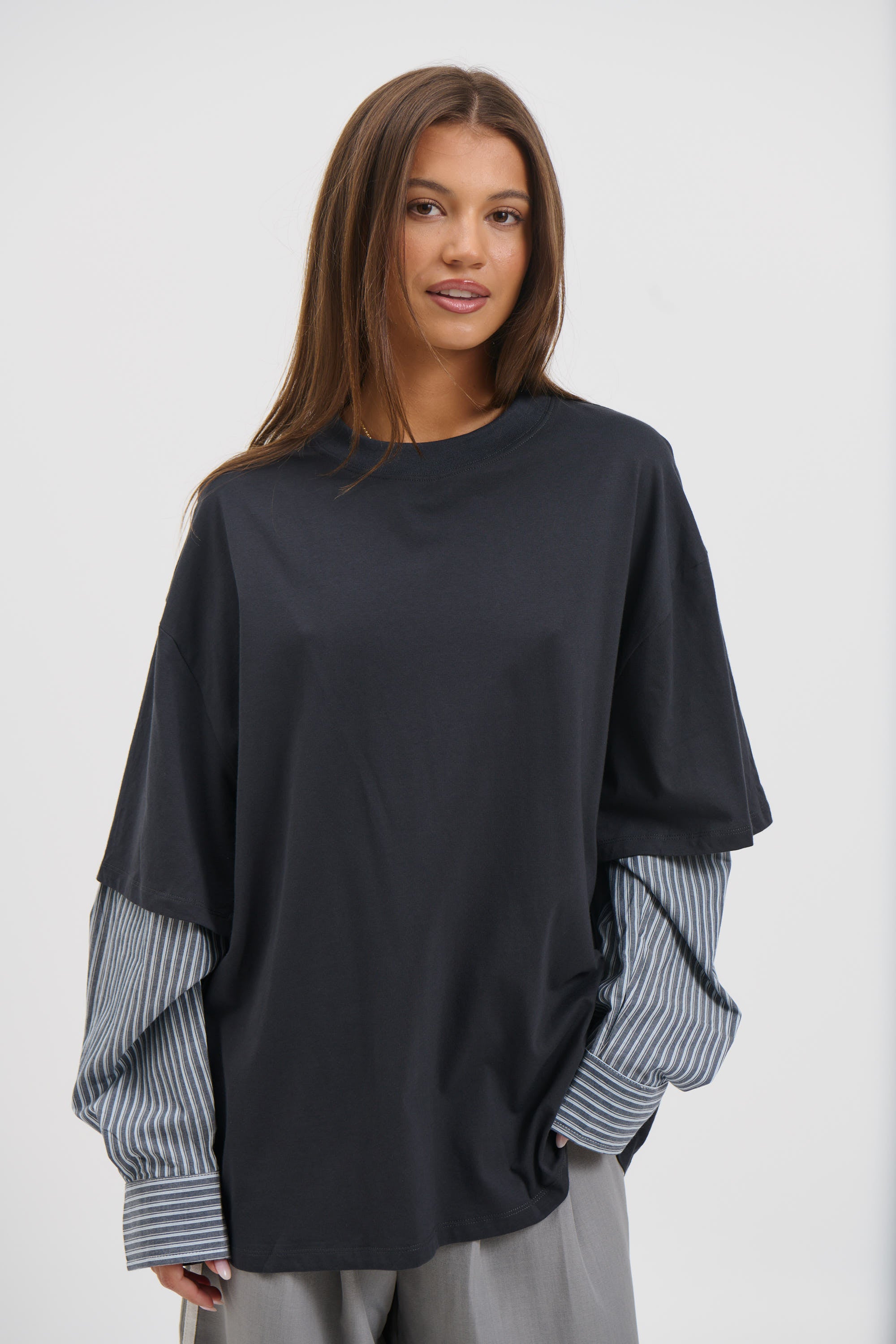 Bottega Shirt Charcoal
