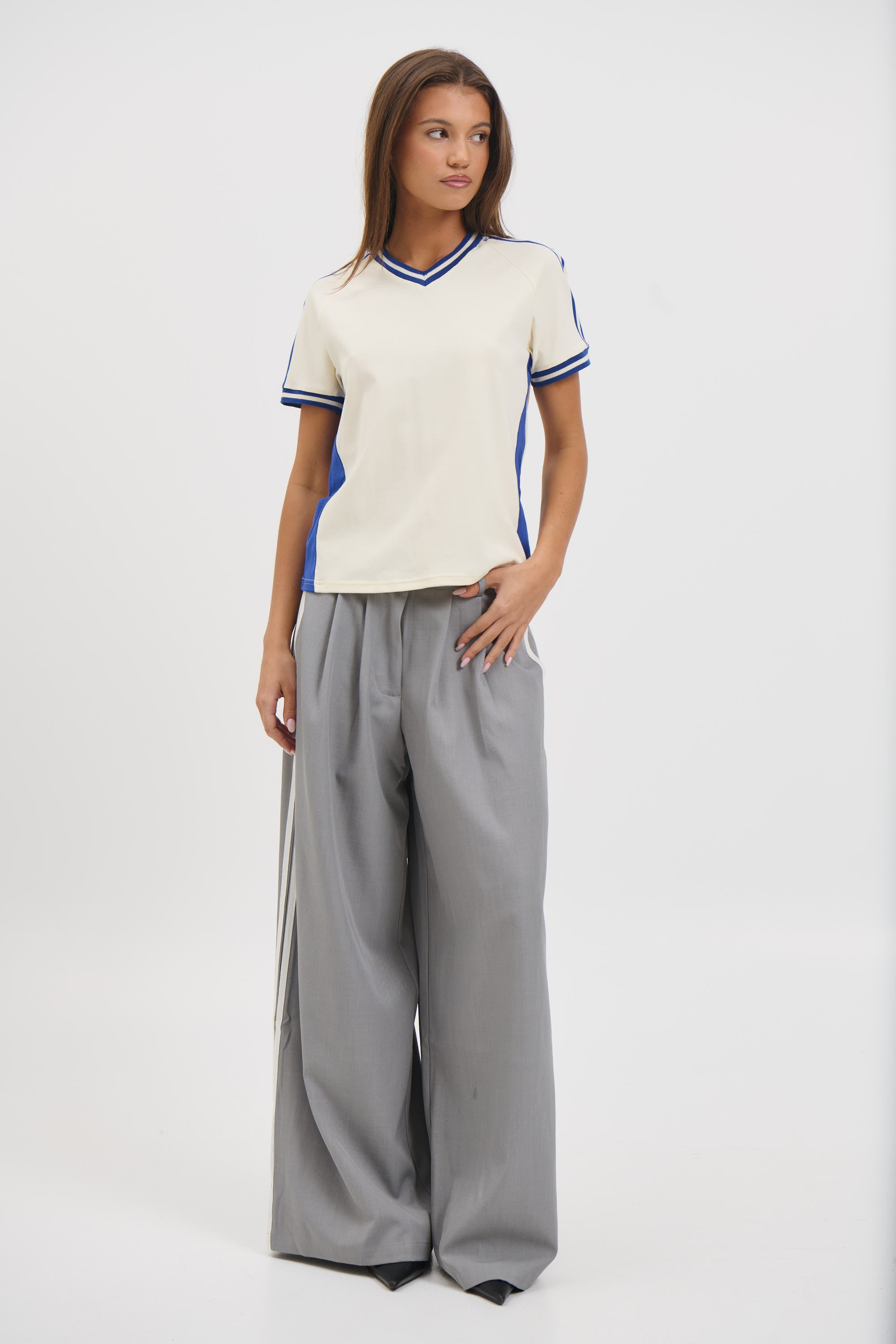 Starlet Tee Midnight Stripe