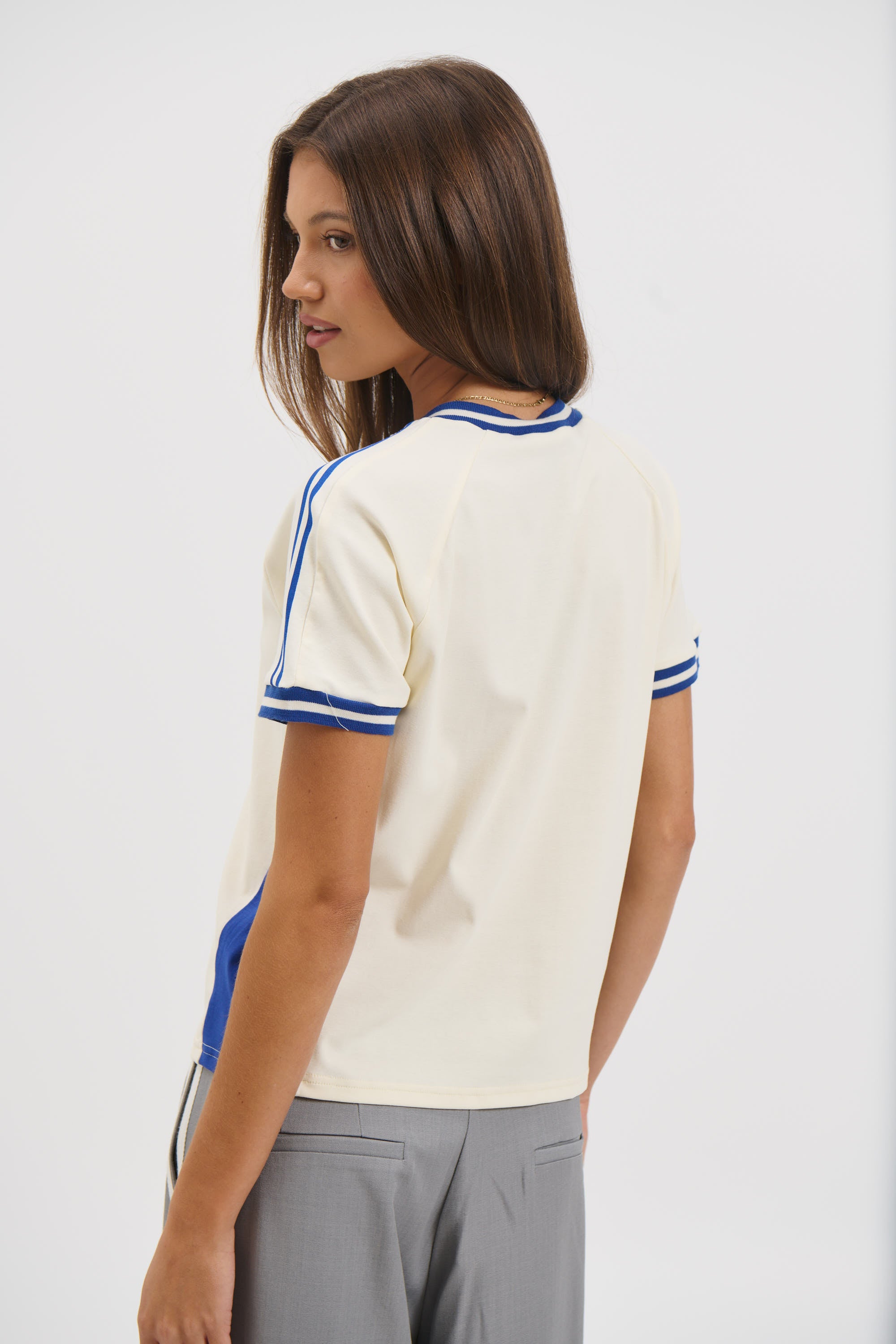 Starlet Tee Midnight Stripe