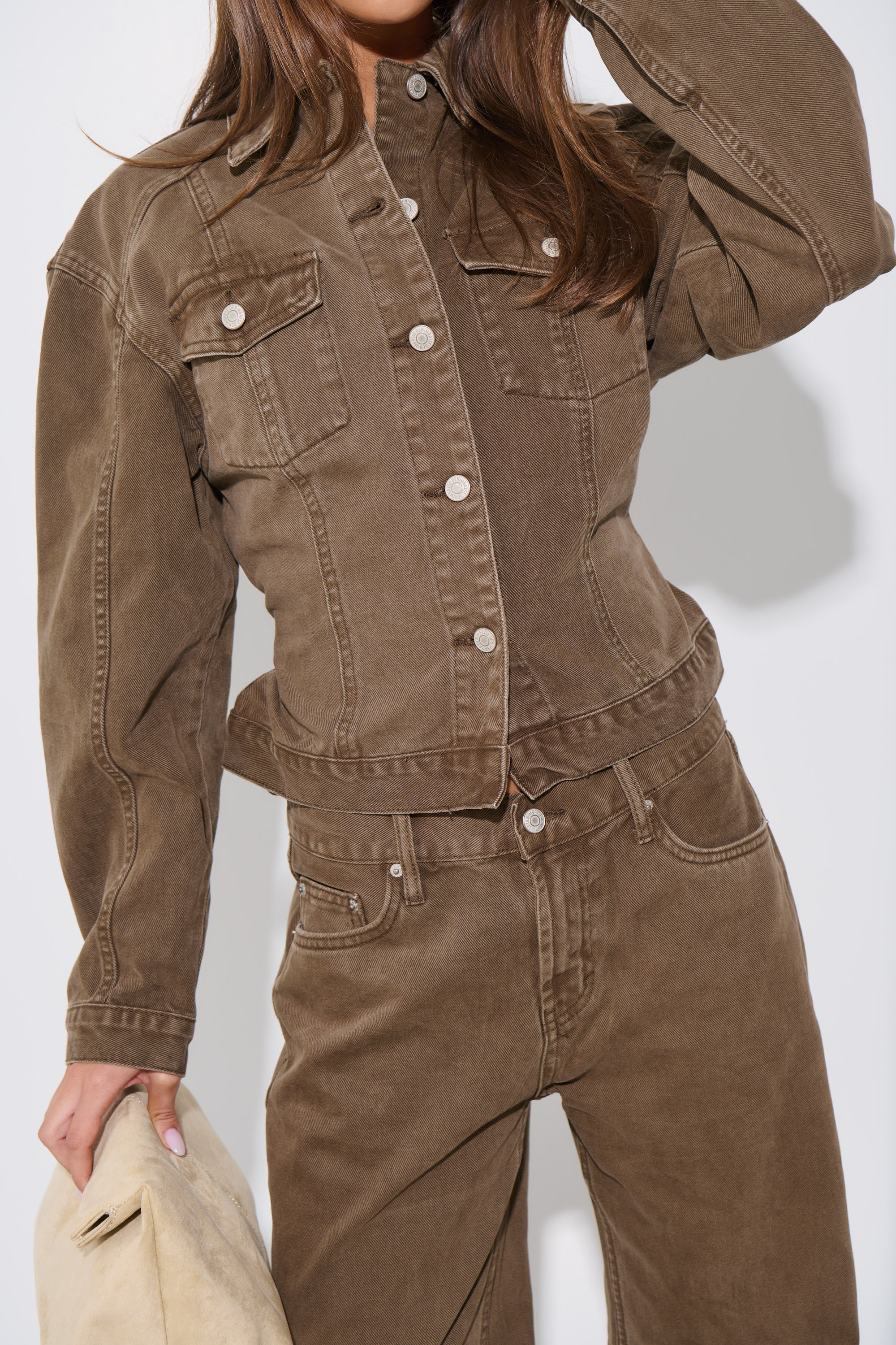 Avery Mid Rise Jean Chocolate