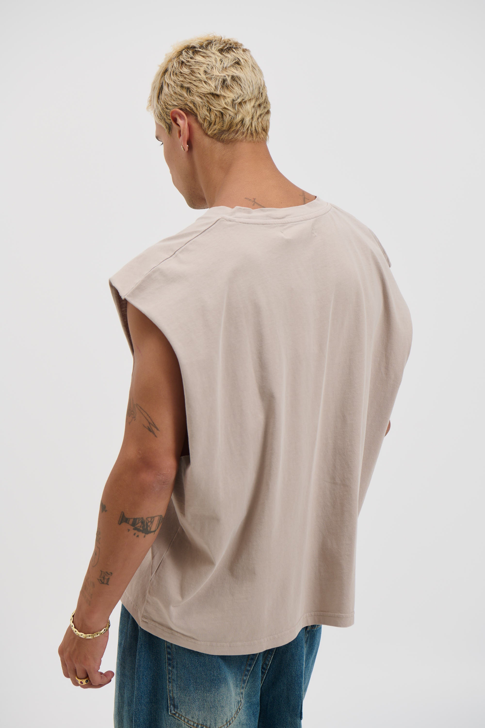 NTH Crop Box Tank Stone