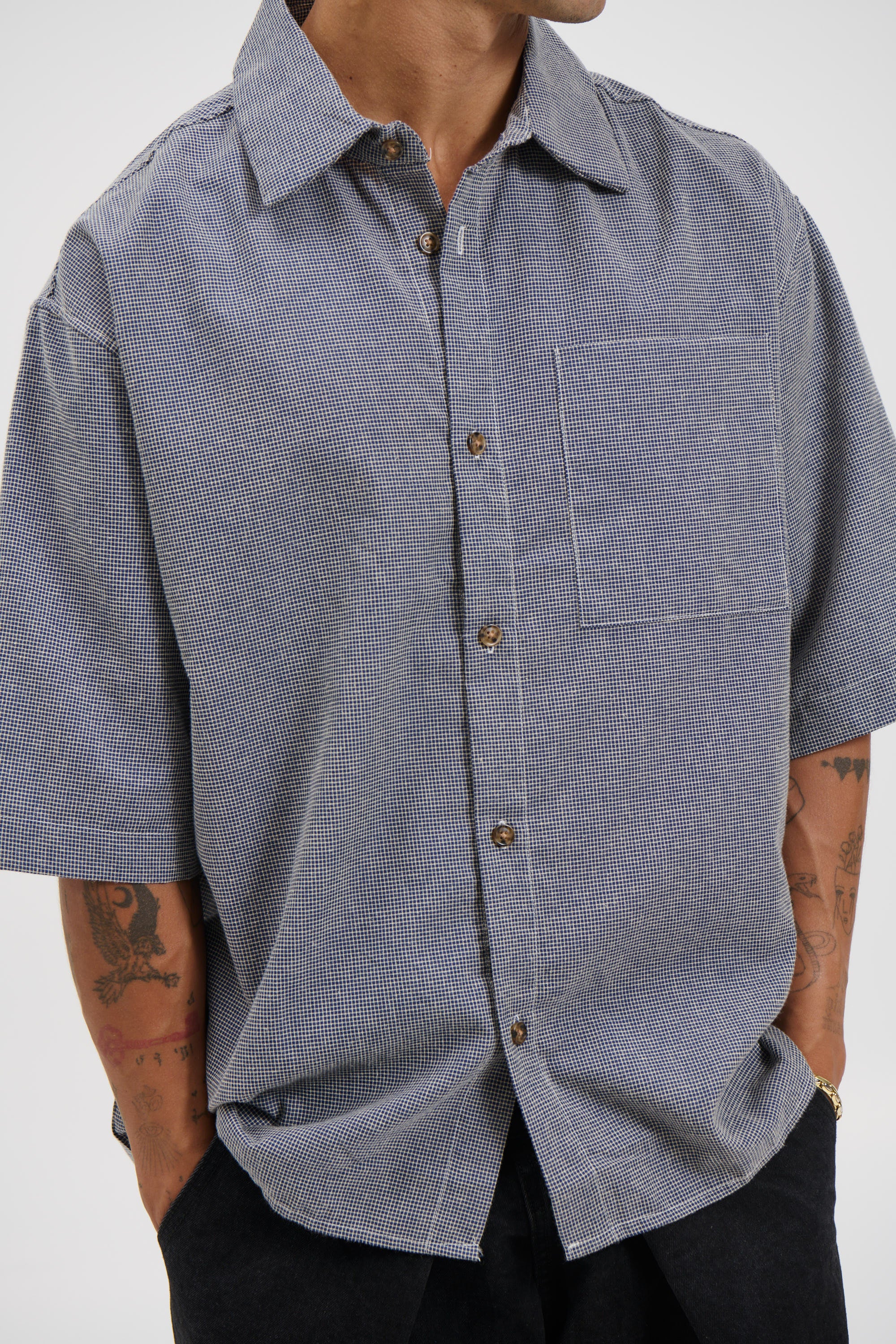 Scott Shirt Check Blue