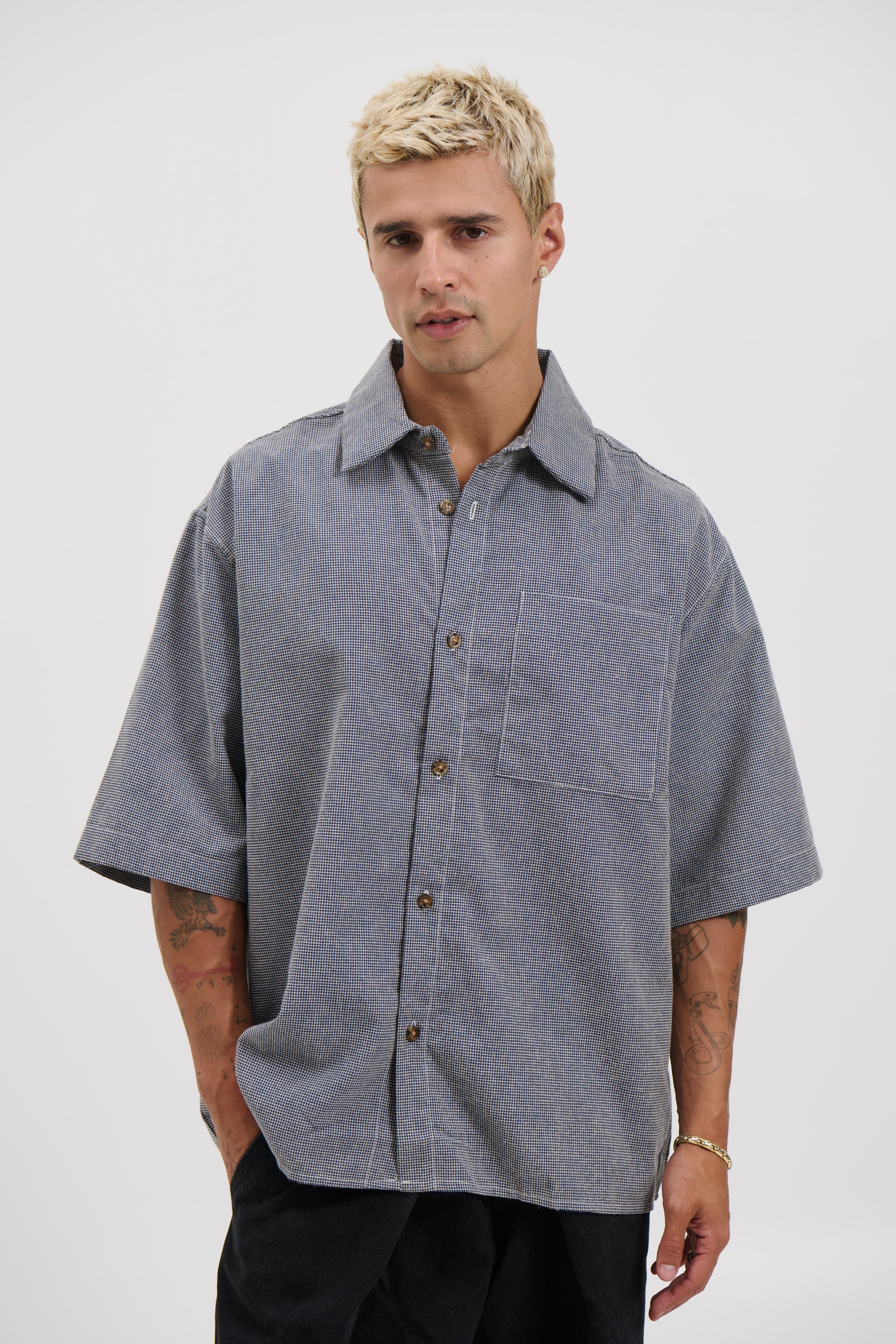 Scott Shirt Check Blue