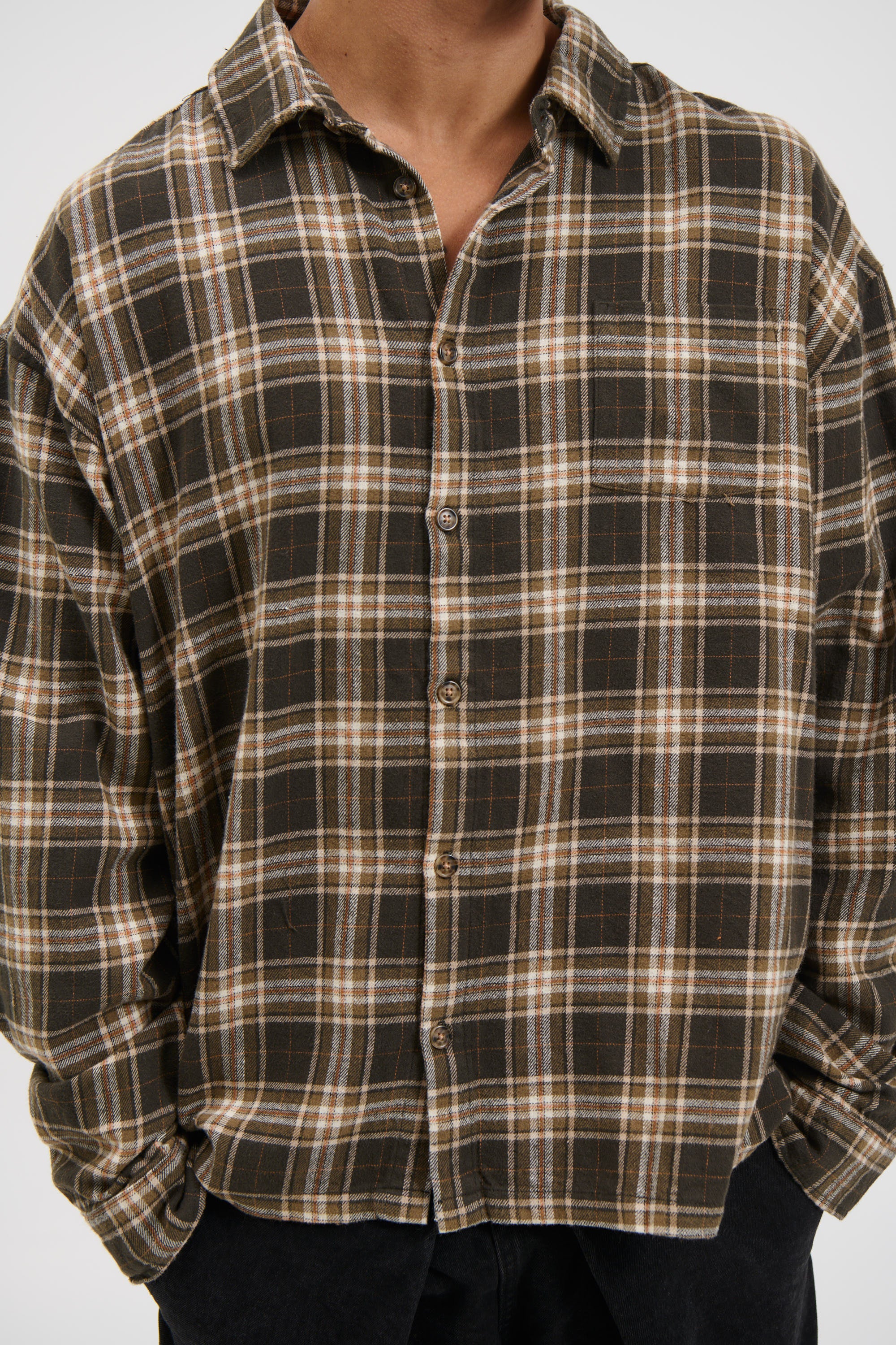 Brooklyn Check Shirt Brown