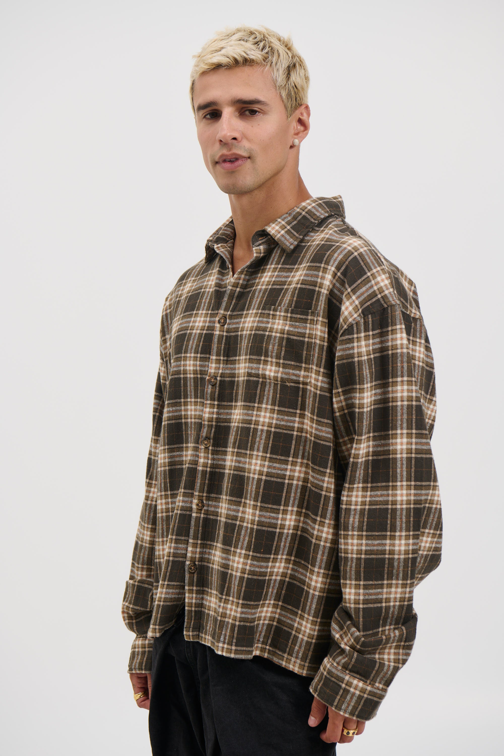 Brooklyn Check Shirt Brown
