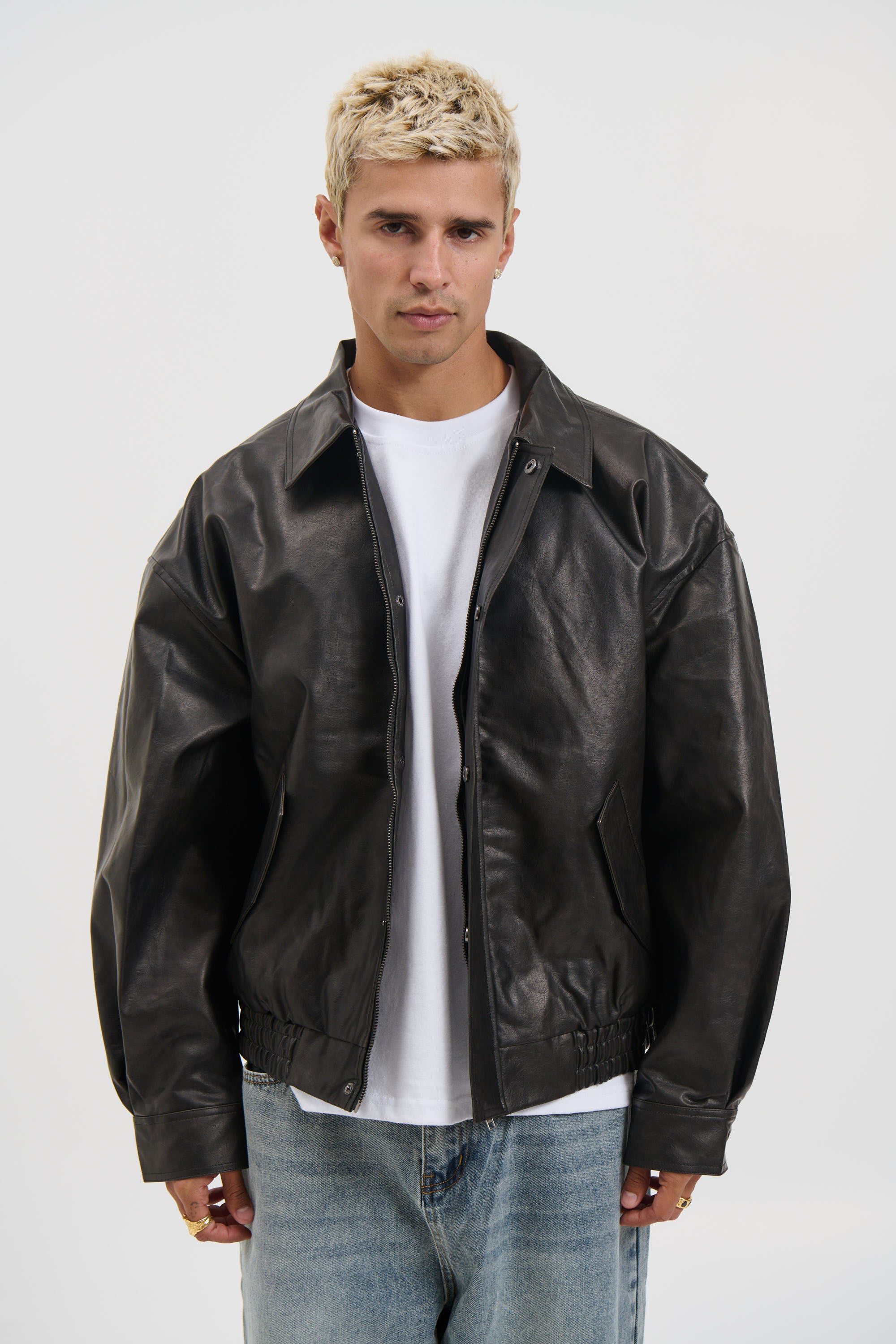 Bomber Jacket Vintage Black