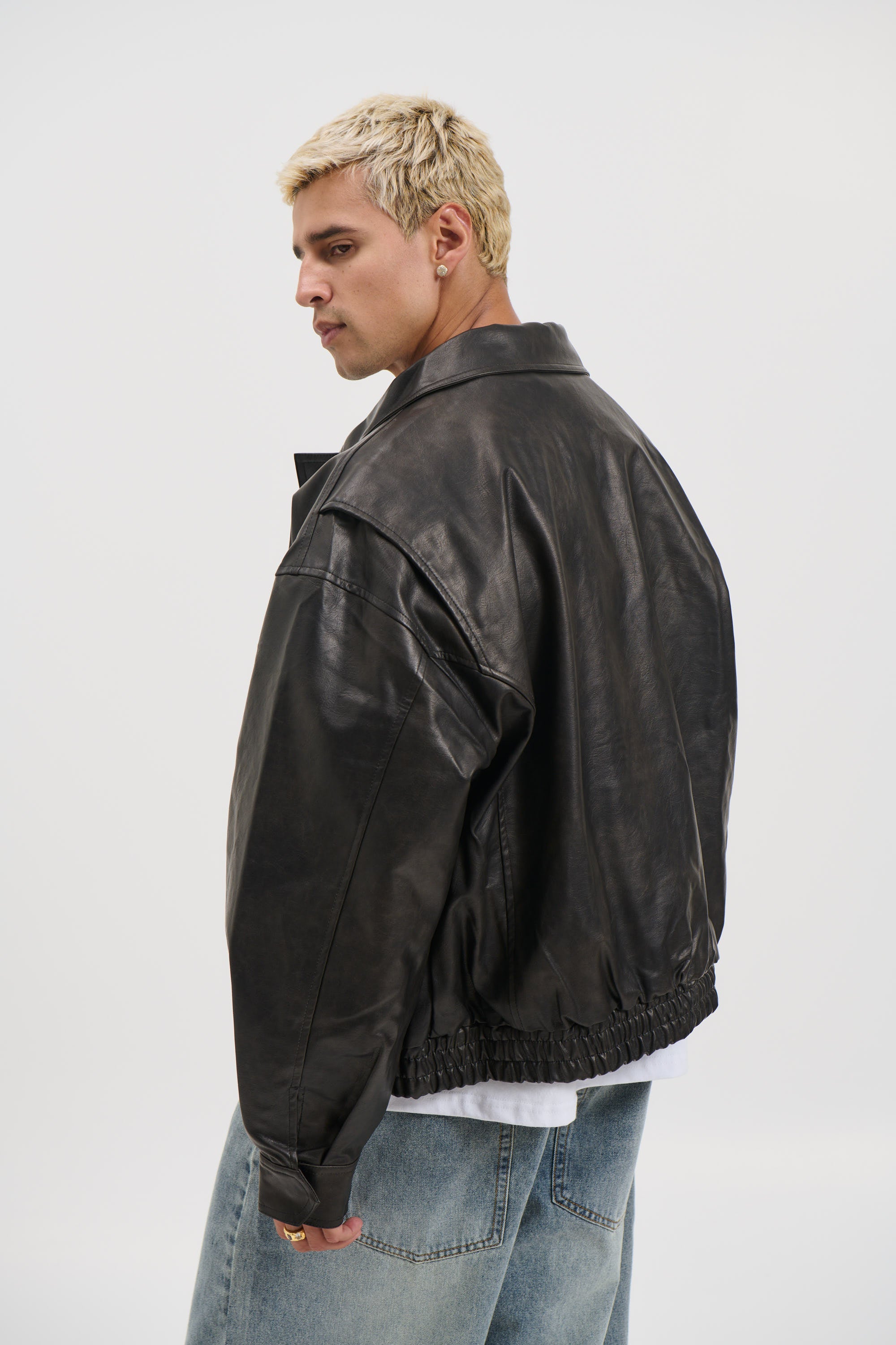 Bomber Jacket Vintage Black