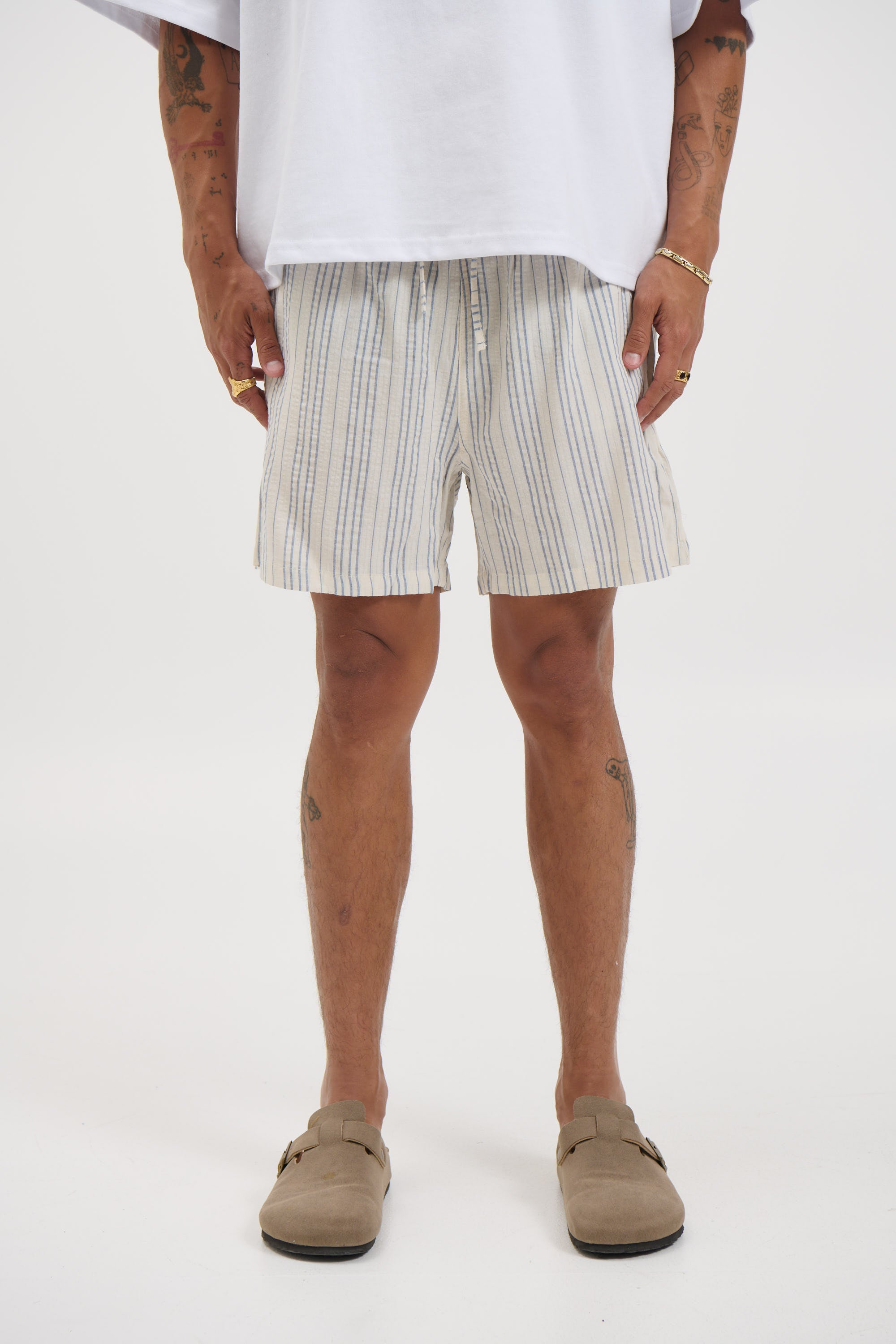 Mitchell Short Blue Stripe