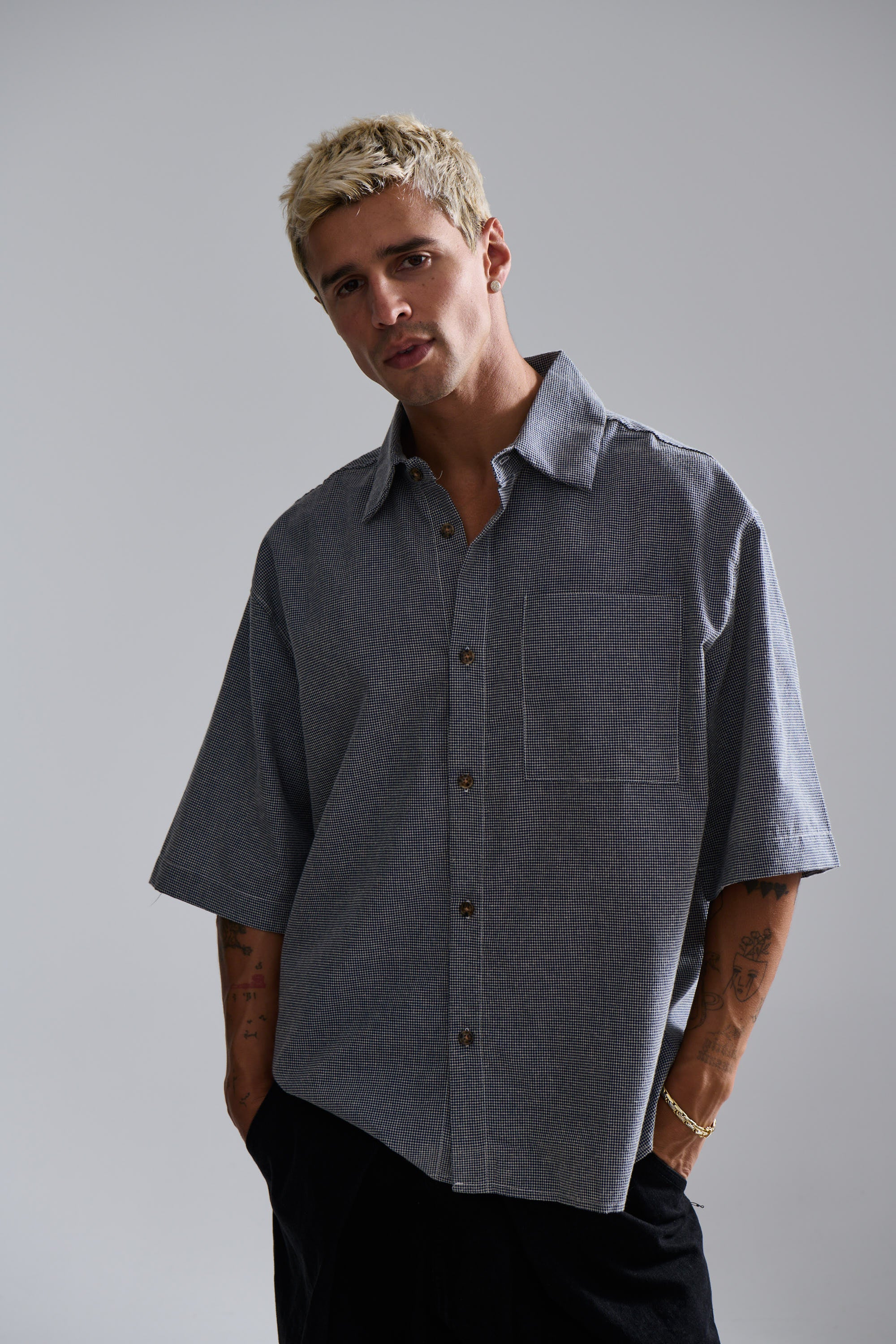 Scott Shirt Check Blue