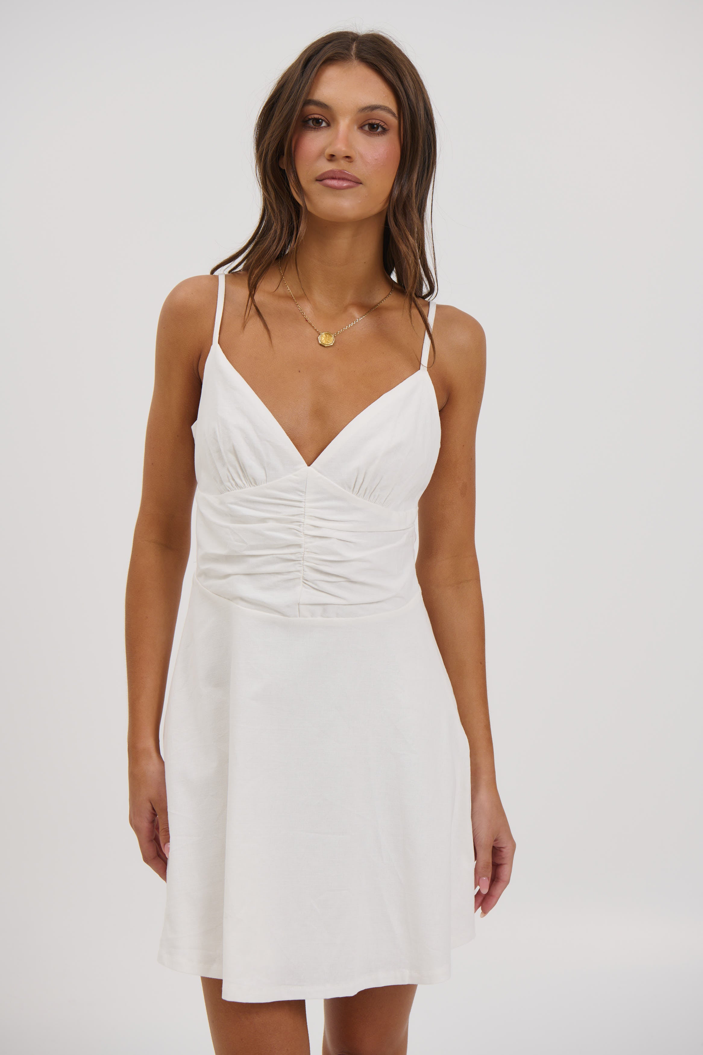 Tanisha Mini Dress White