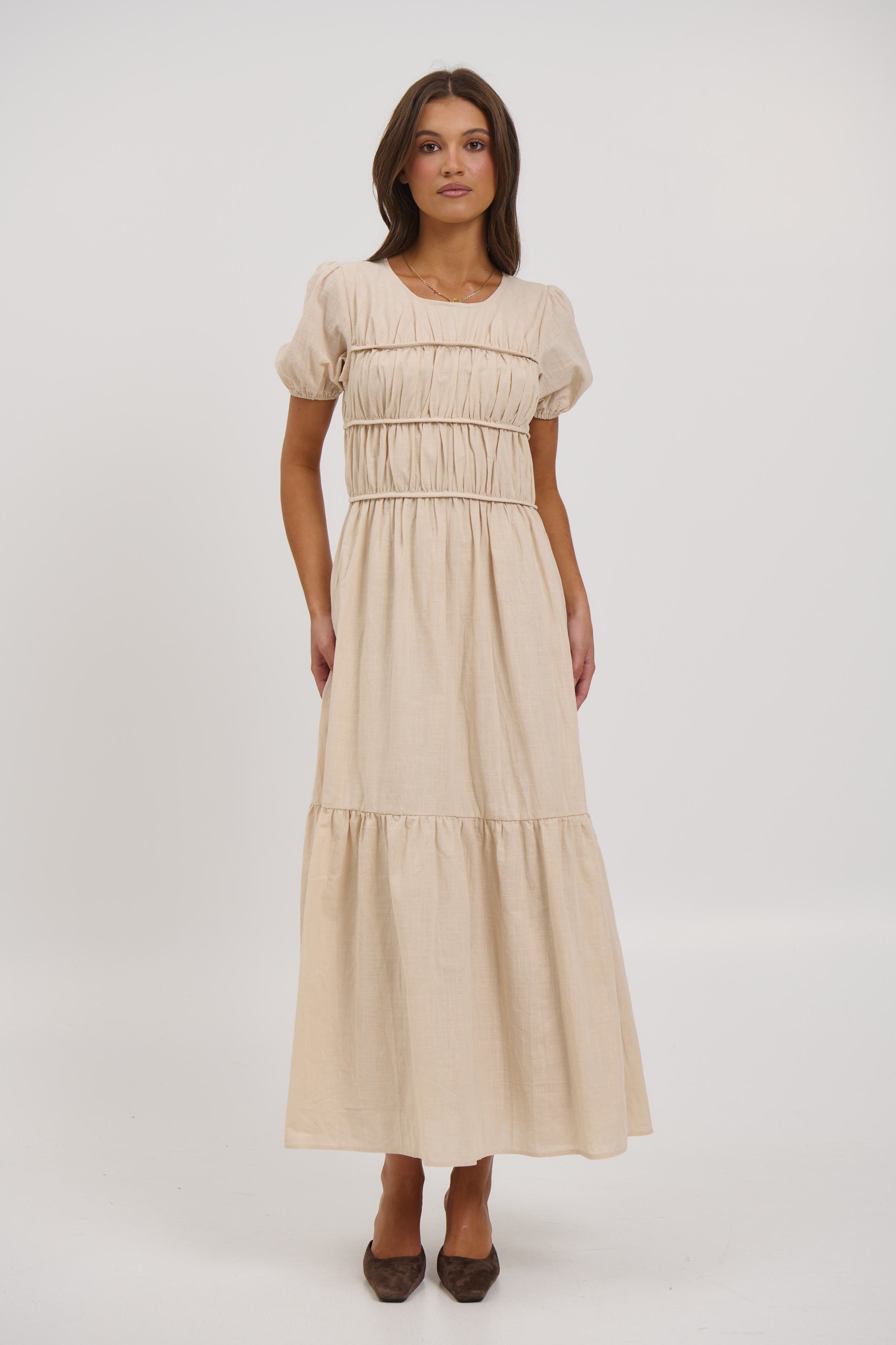 Gianna Maxi Dress Oat