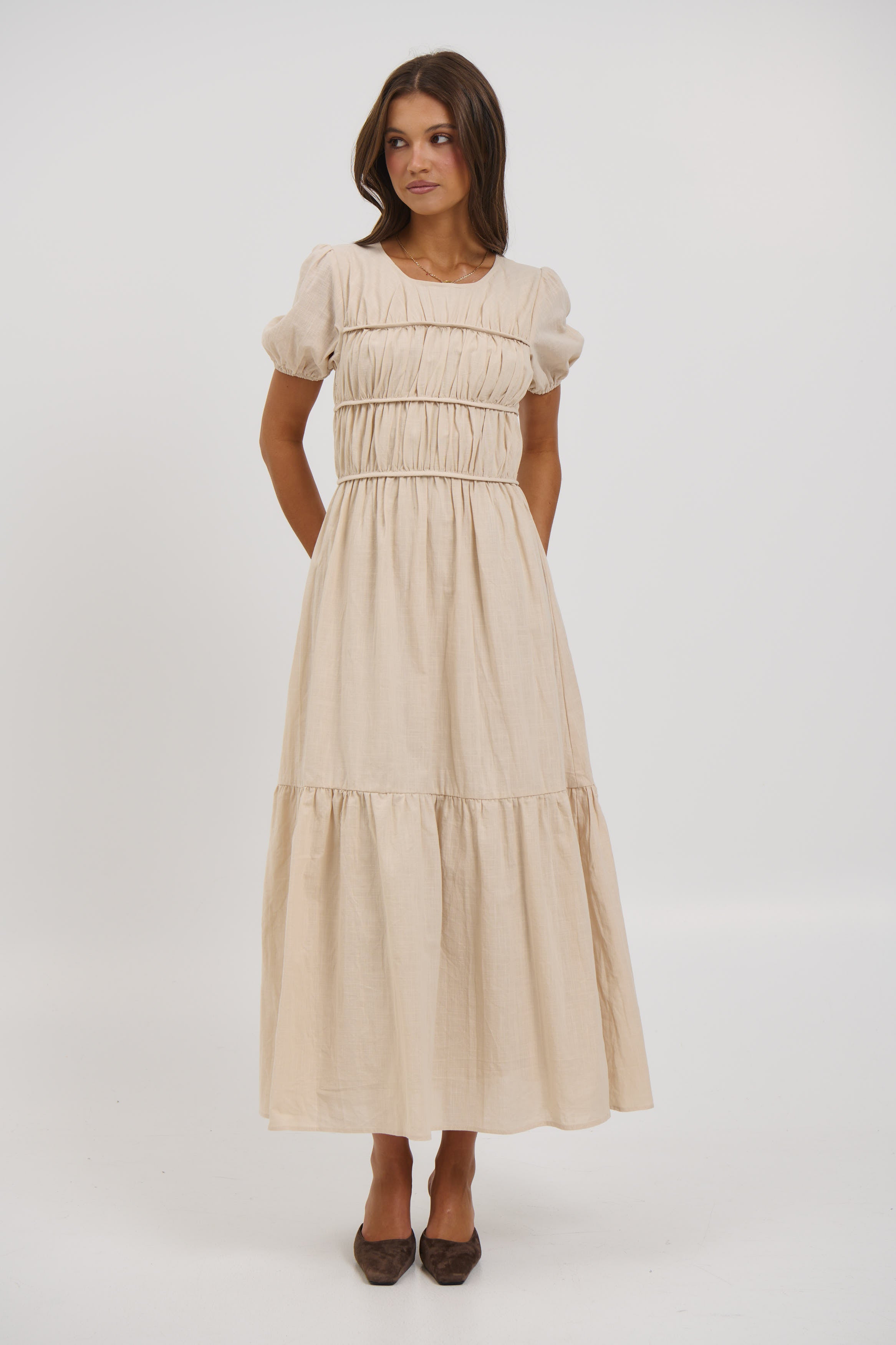Gianna Maxi Dress Oat