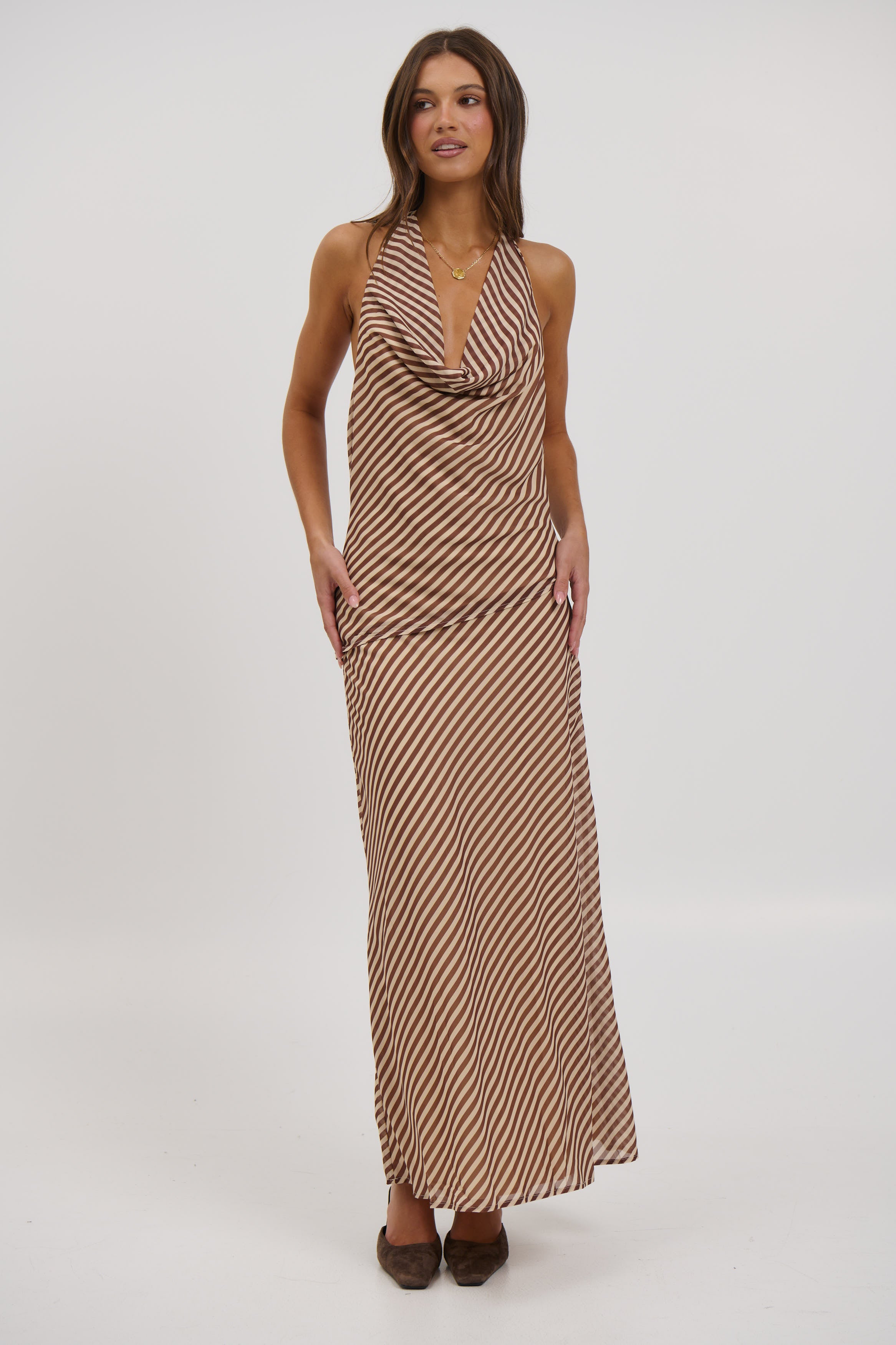 Lianna Maxi Skirt Tiramisu