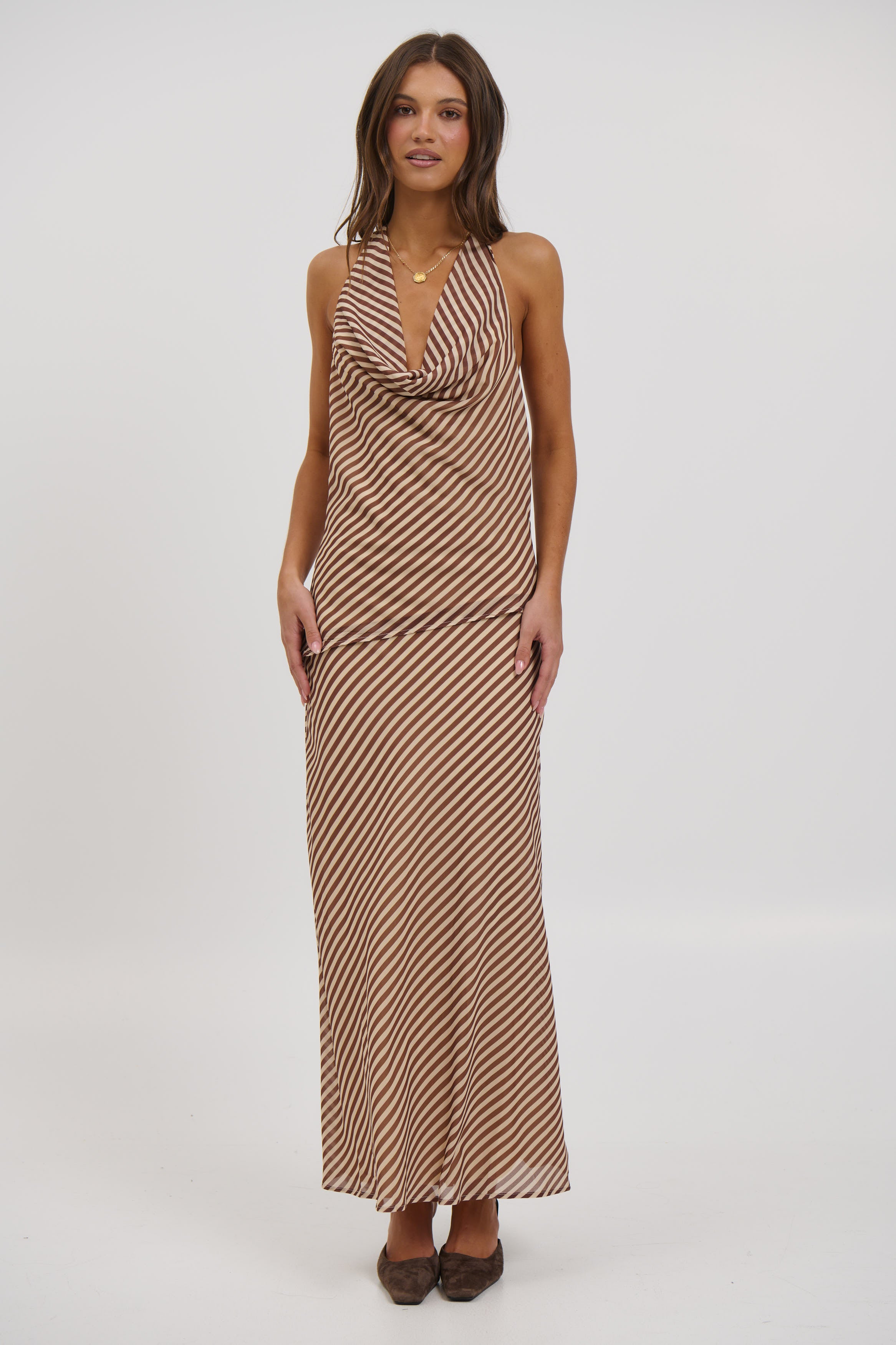 Lianna Maxi Skirt Tiramisu