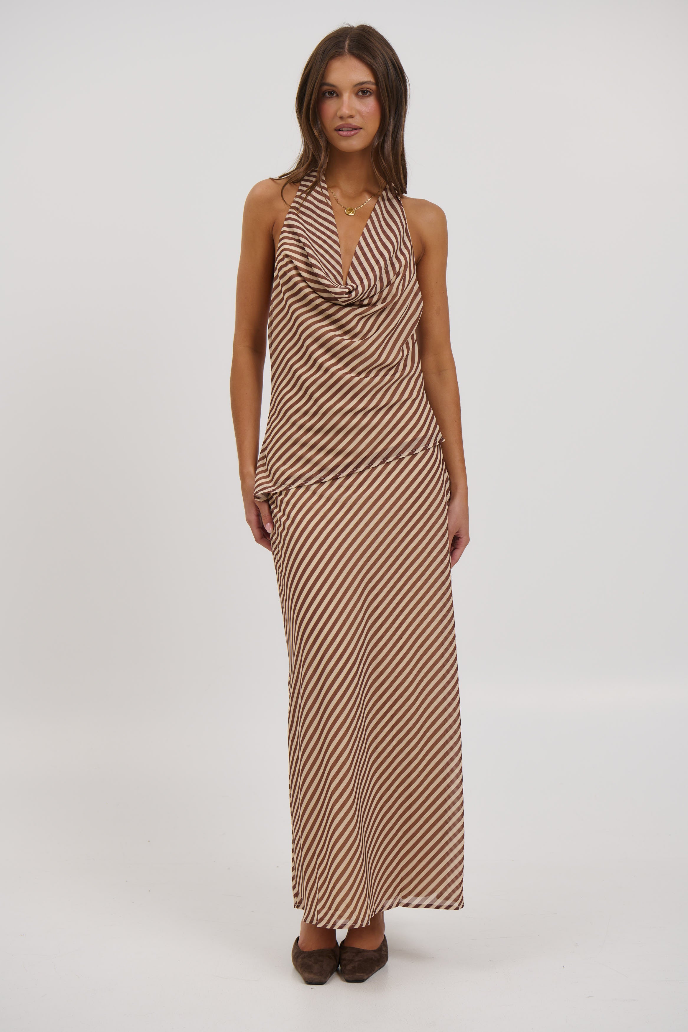 Lianna Maxi Skirt Tiramisu