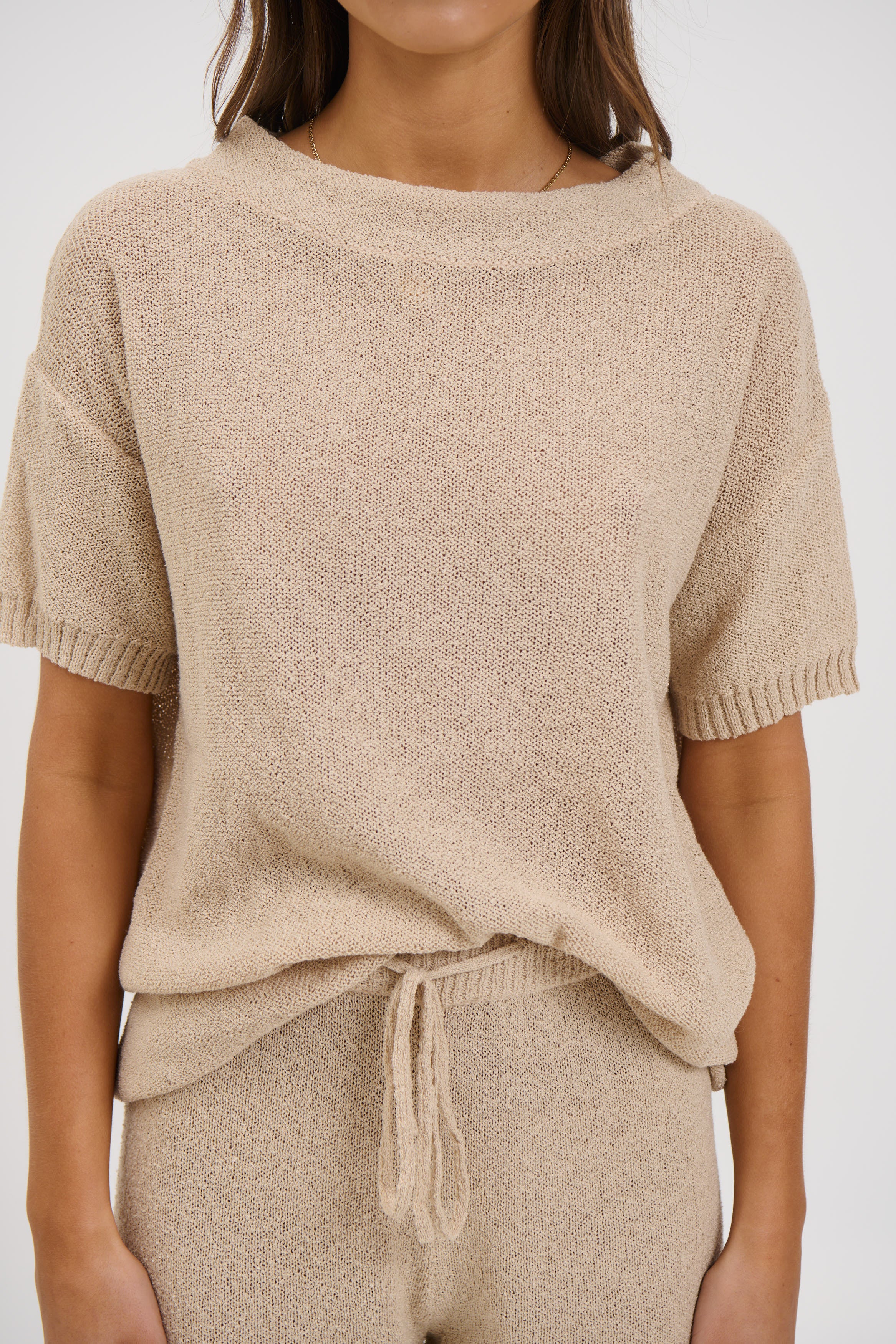 Golda Knit Set Sand