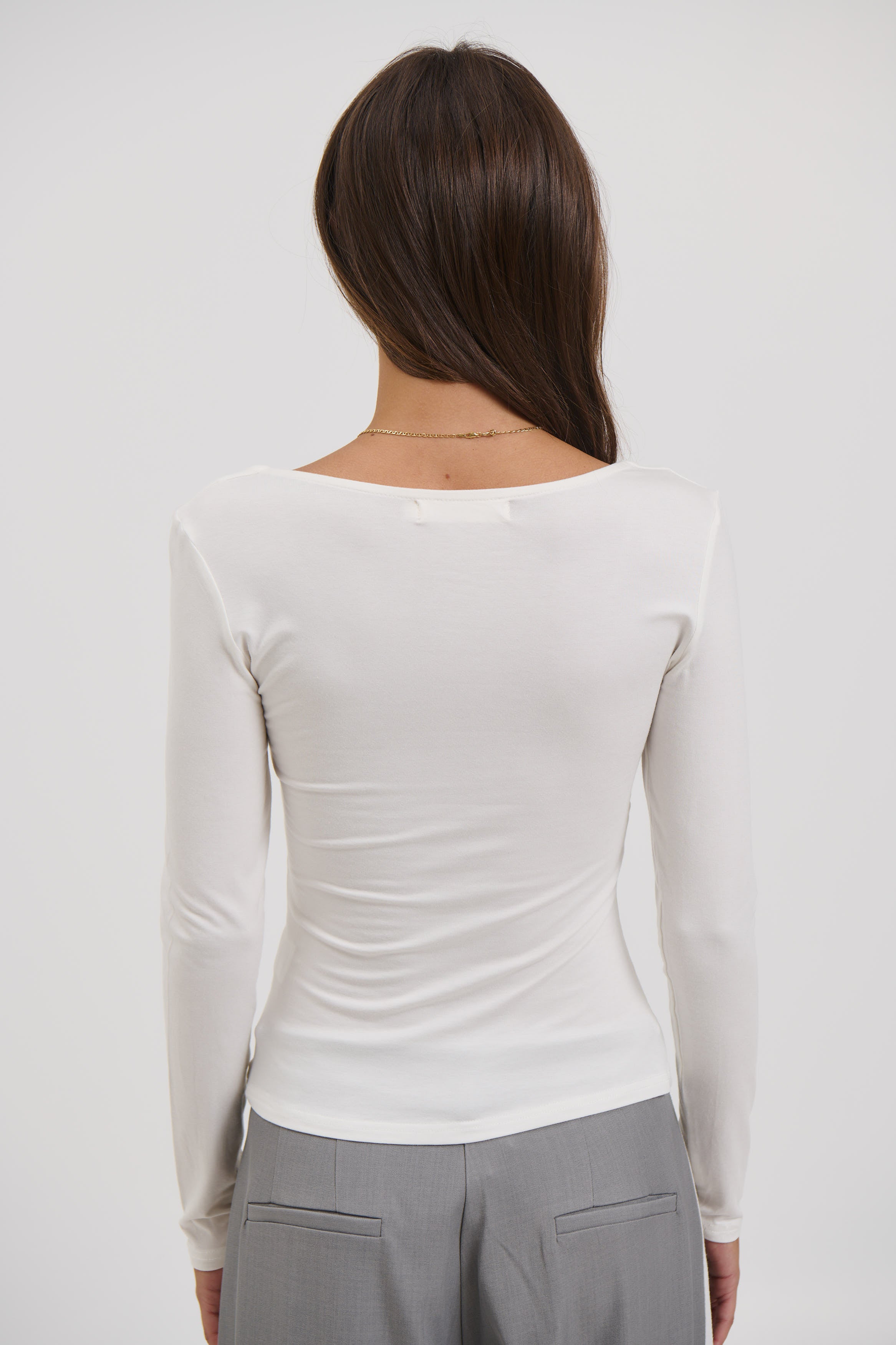 Ida Long Sleeve White