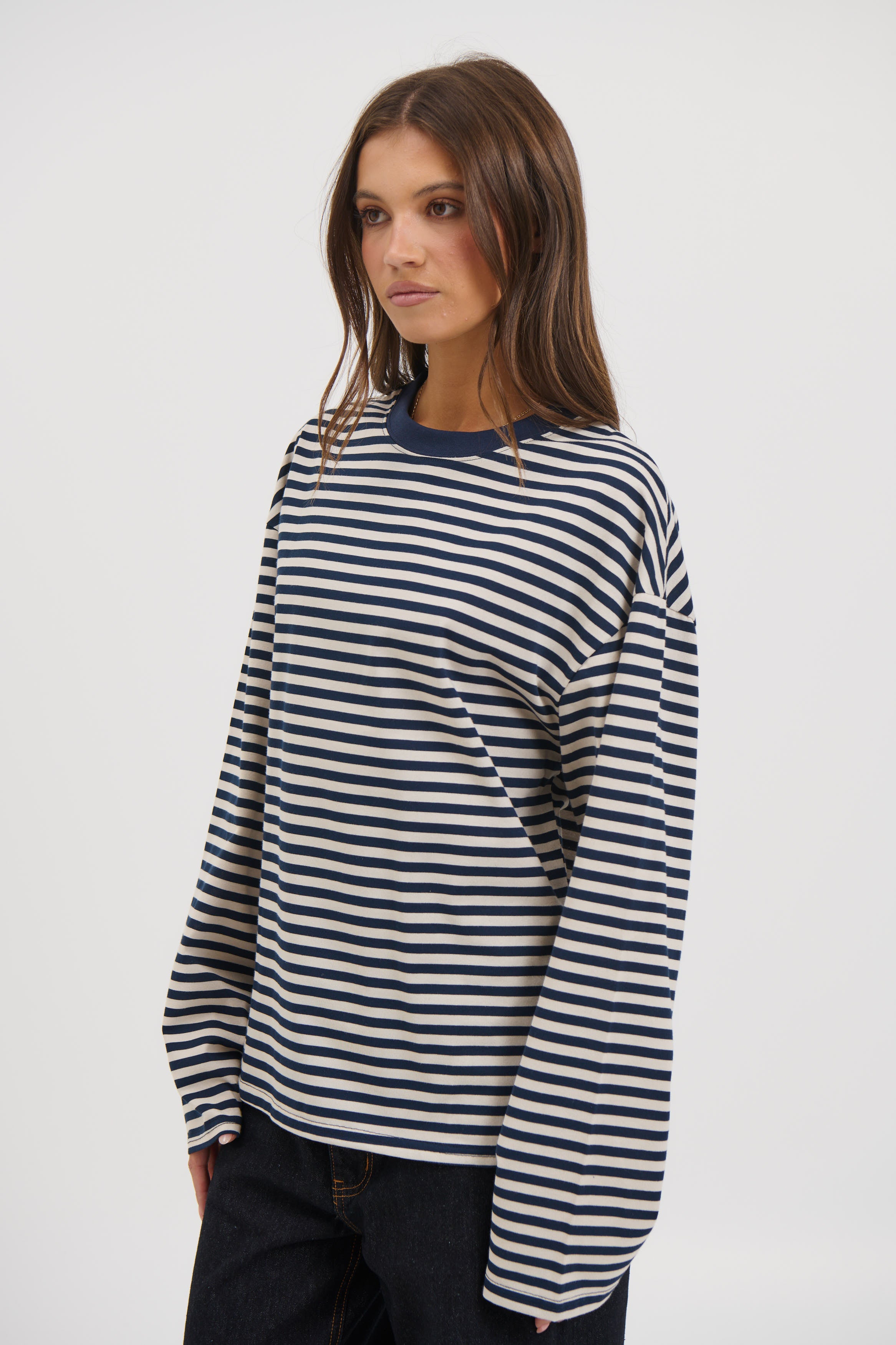 Sadie Long Sleeve Navy