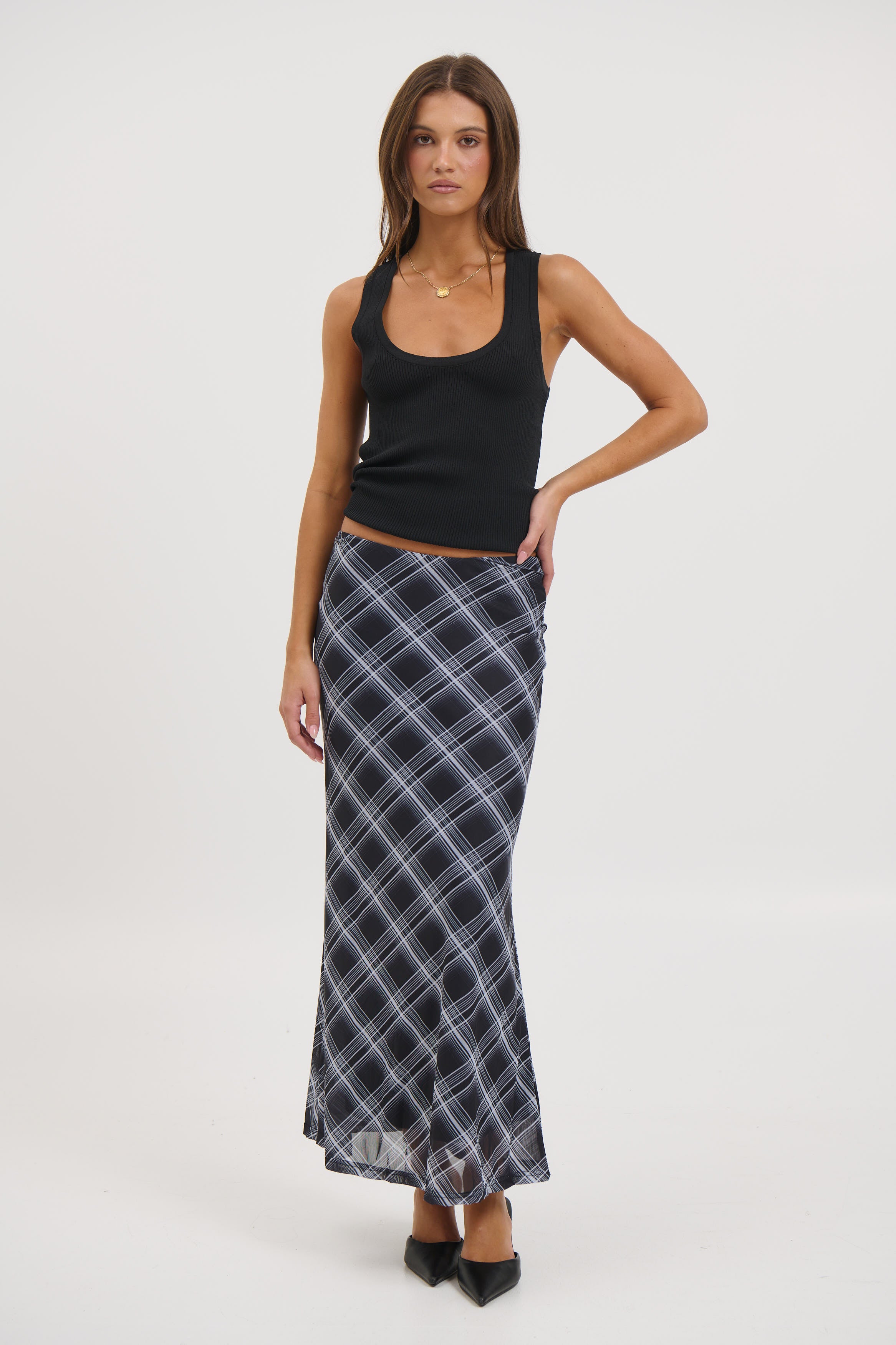 Pallas Maxi Skirt Black