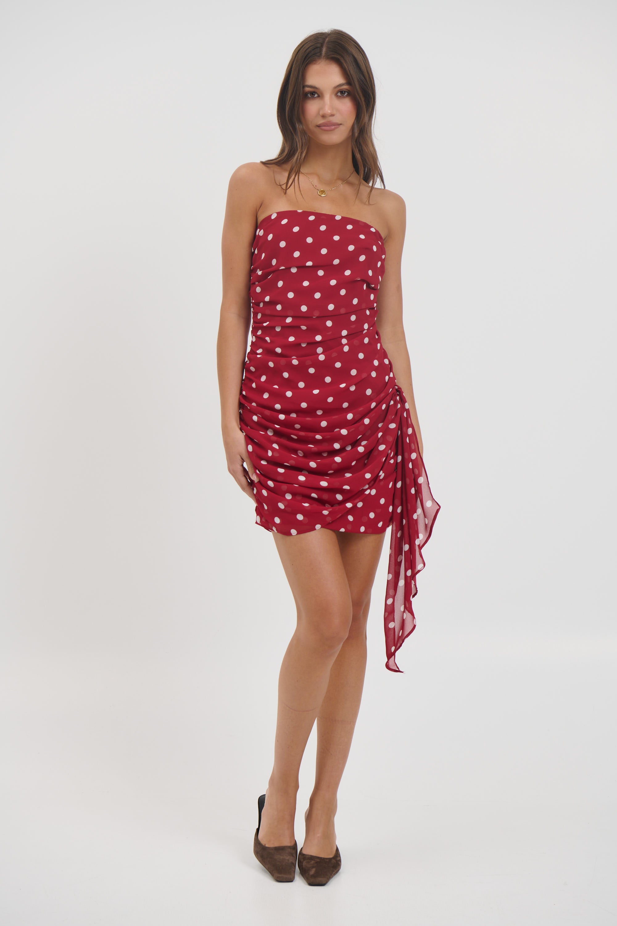 Charley Mini Dress Wine