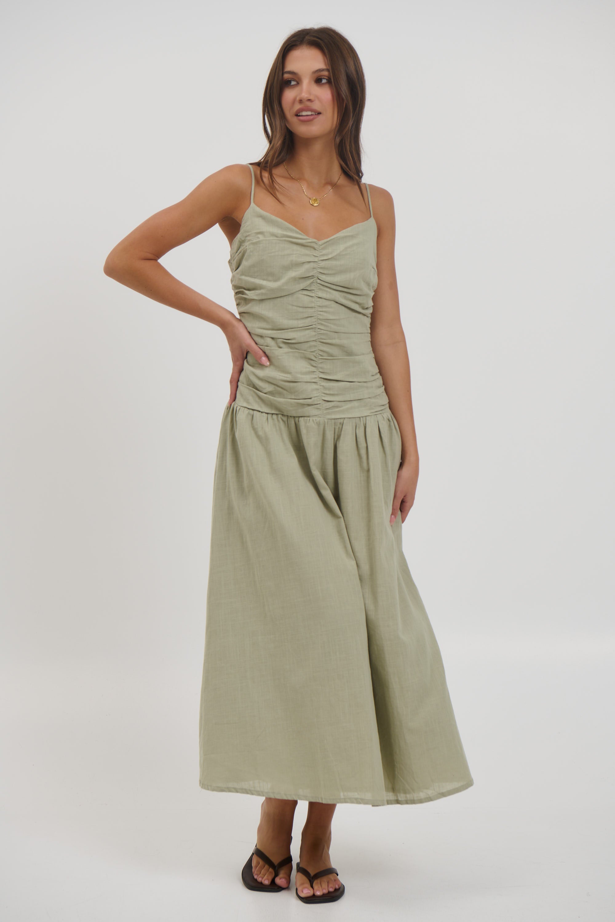 Amity Midi Dress Sage