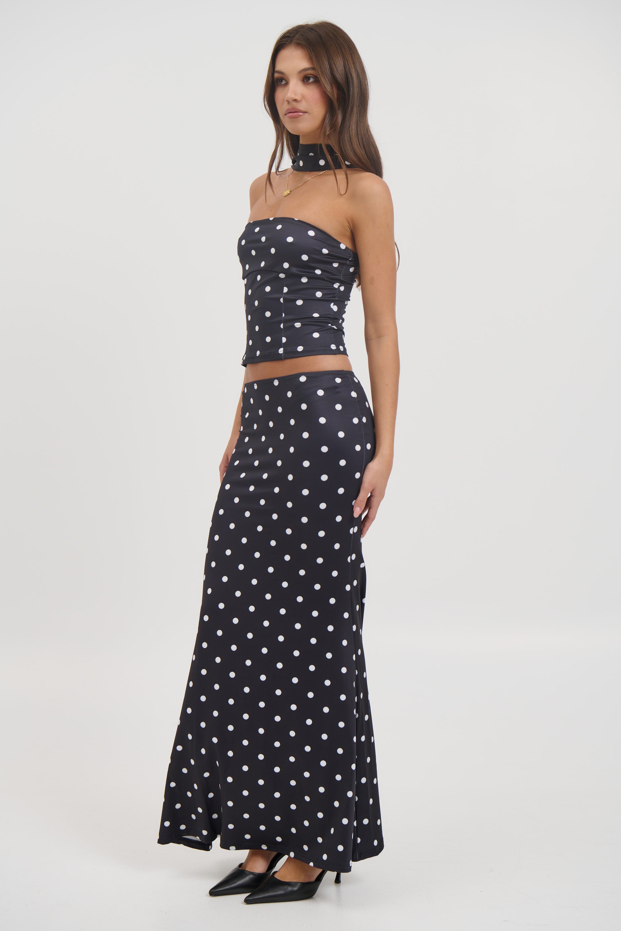 Viktoria Polk Dot Set Black