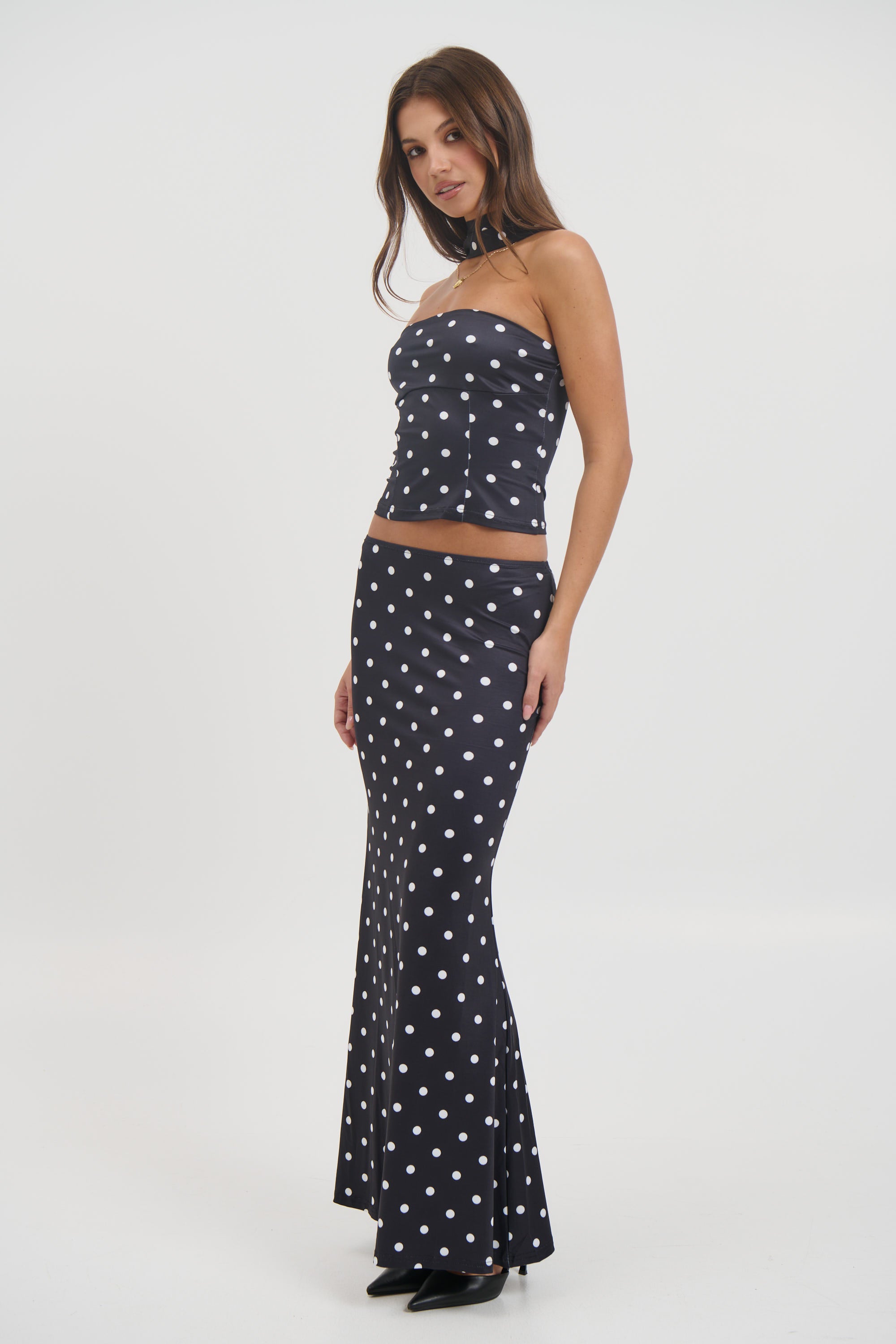 Viktoria Polk Dot Set Black